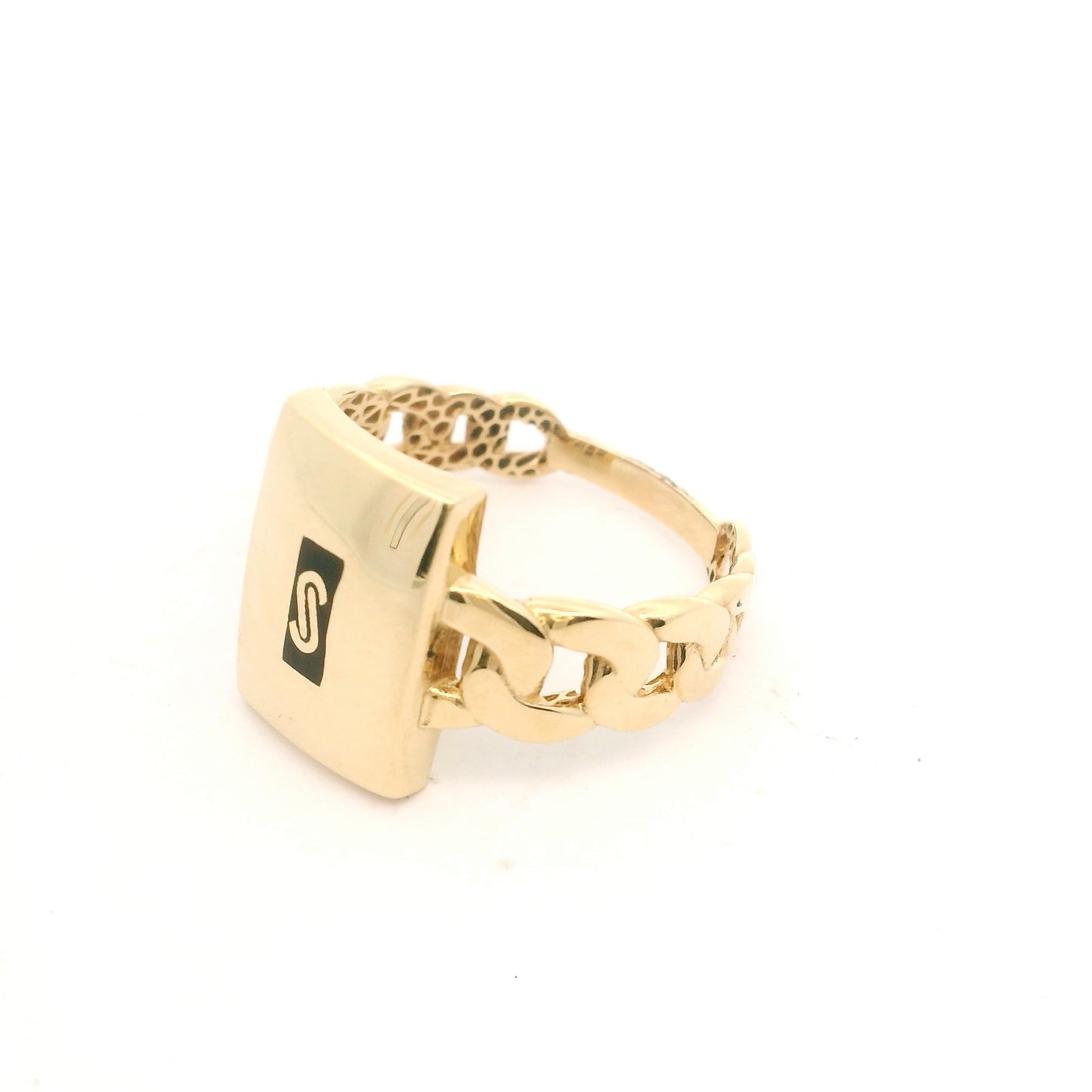 Signet S Chain Ring Size 8 0191662