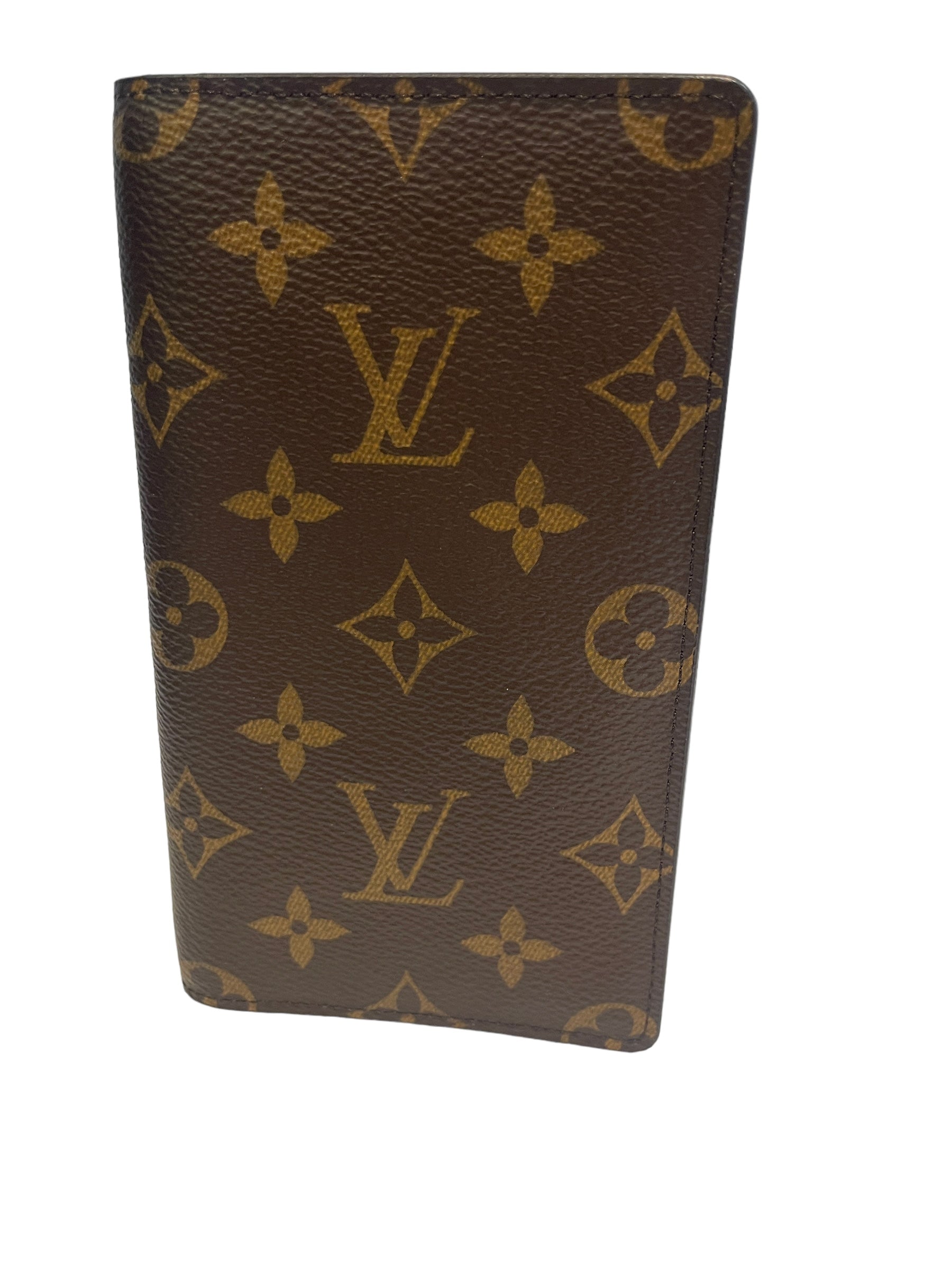 Louis Vuitton Checkbook store Wallet Monogram Leather