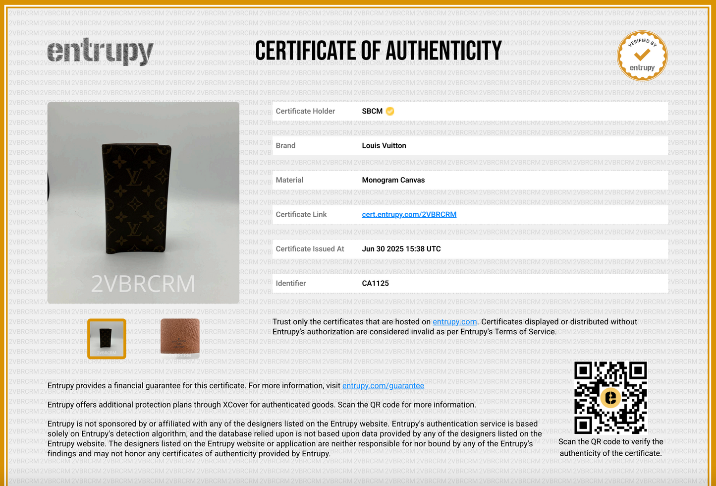 Louis Vuitton Monogram Checkbook Holder 1411309