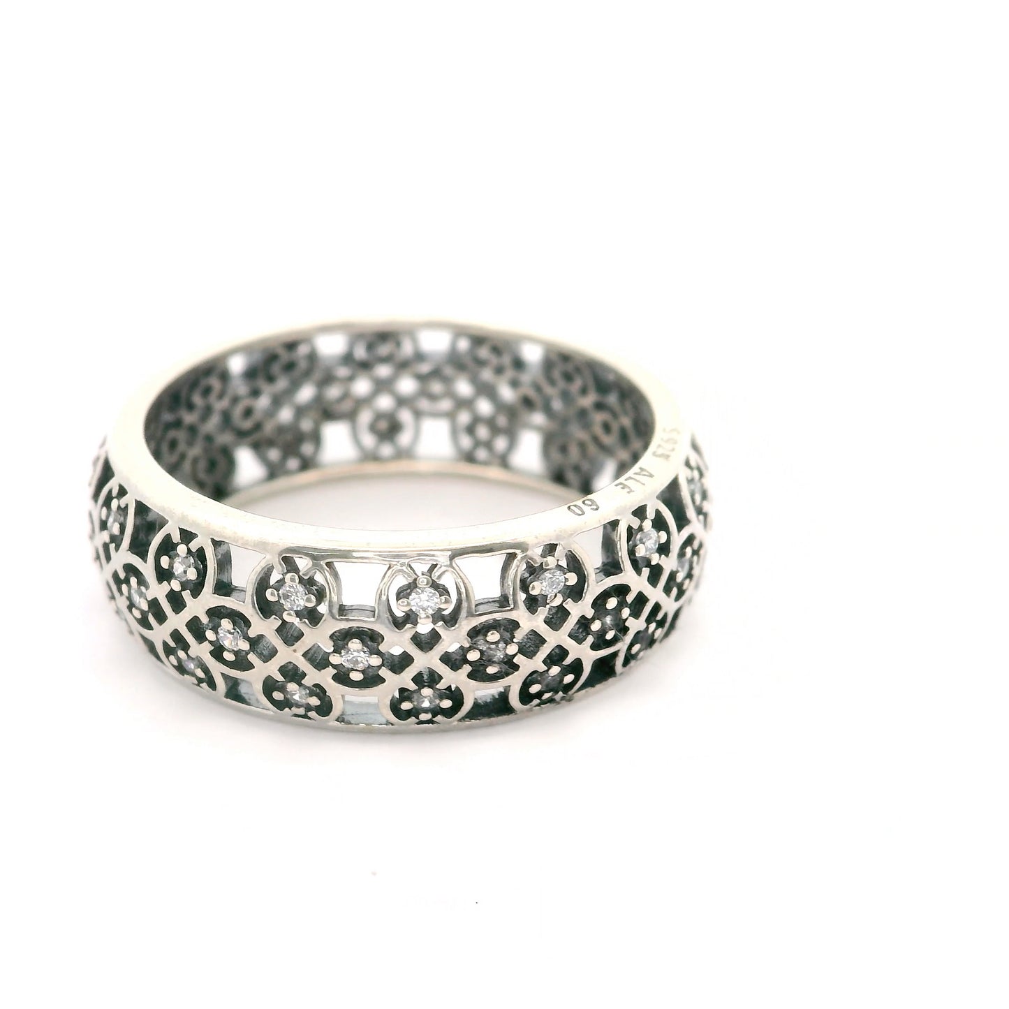 Pandora Intricate Lattice Ring Size 9 1410743