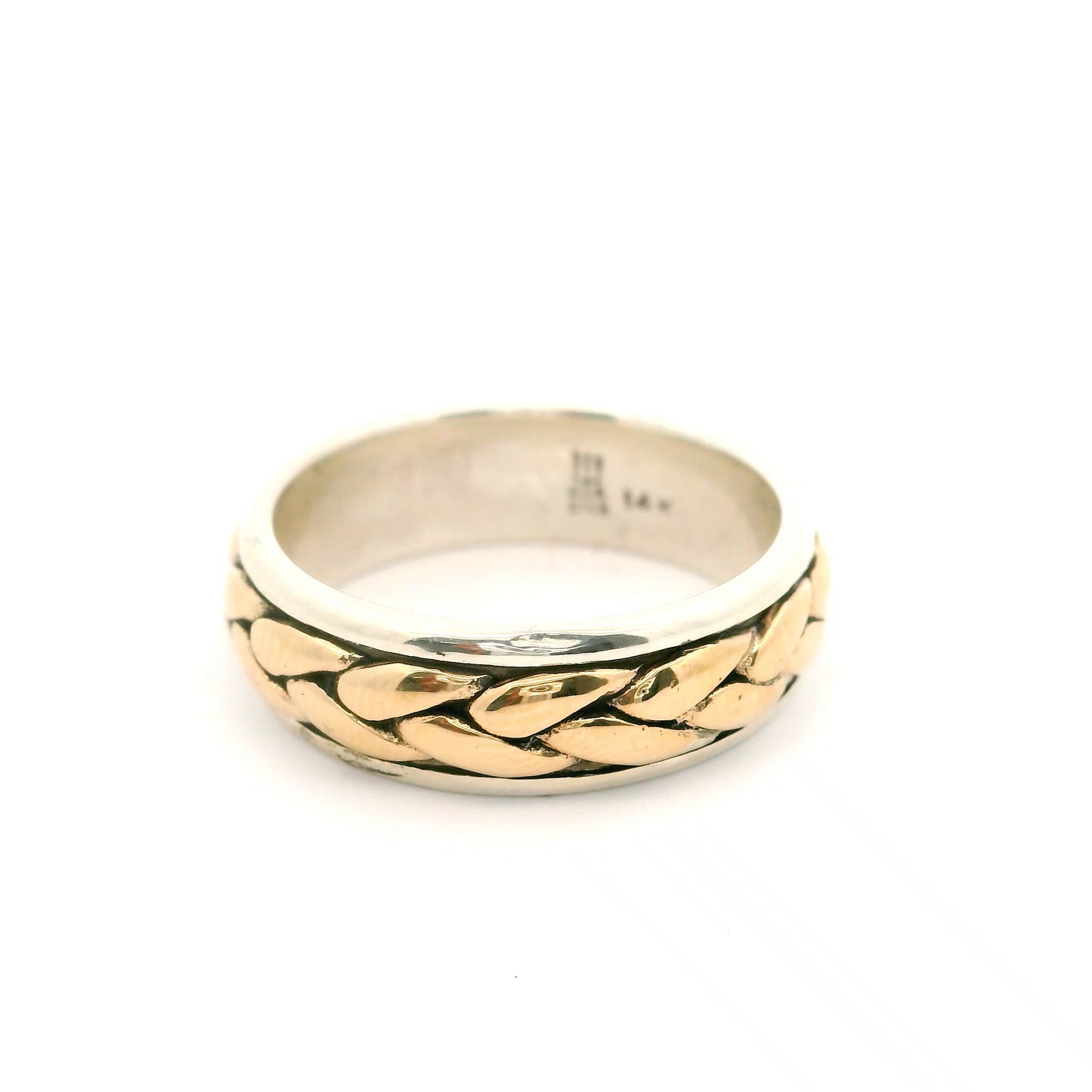 James Avery Braided Ring Size 6.5 0459401