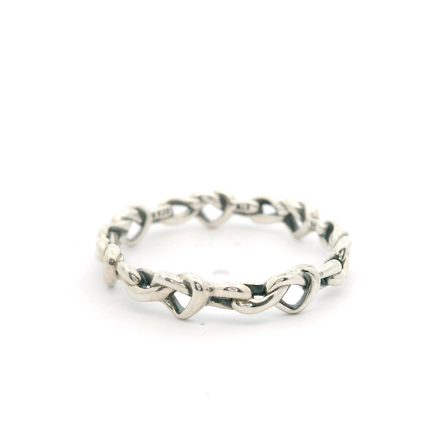Pandora Knotted Hearts Ring Size 8 0458745