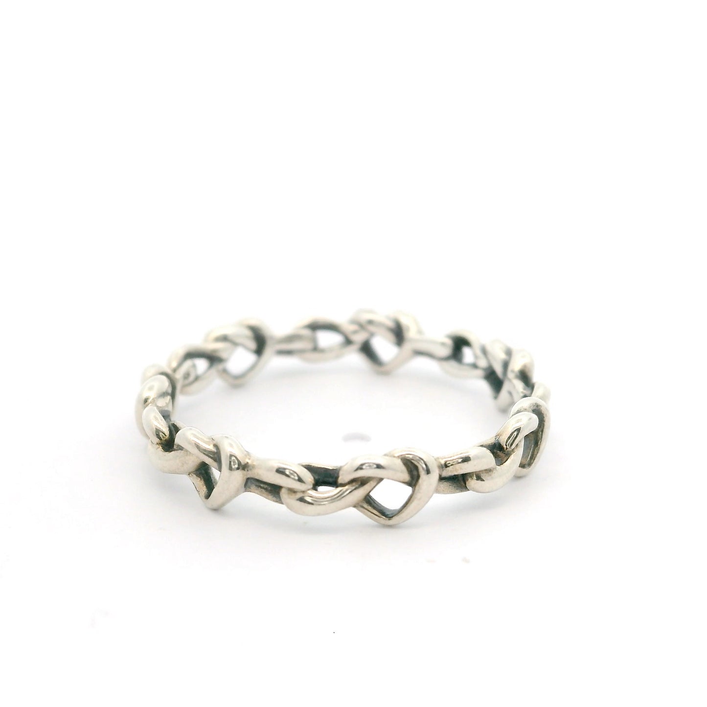 Pandora Knotted Hearts Ring Size 8 0458745