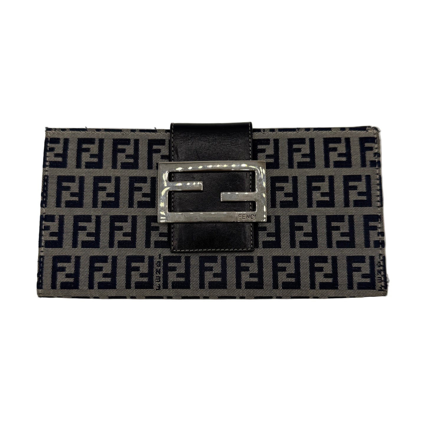 Fendi Zucchino Canvas Long Wallet 1408075