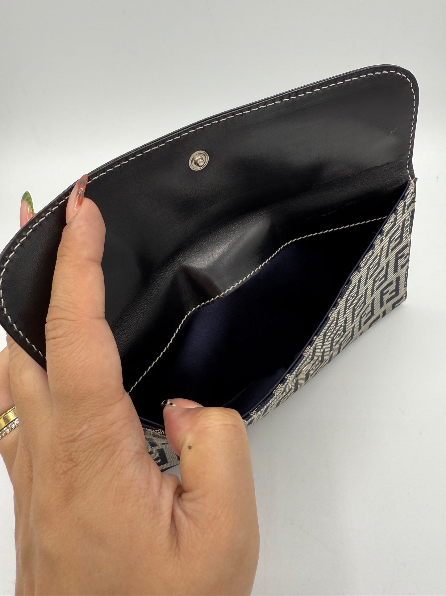 Fendi Zucchino Canvas Long Wallet 1408075