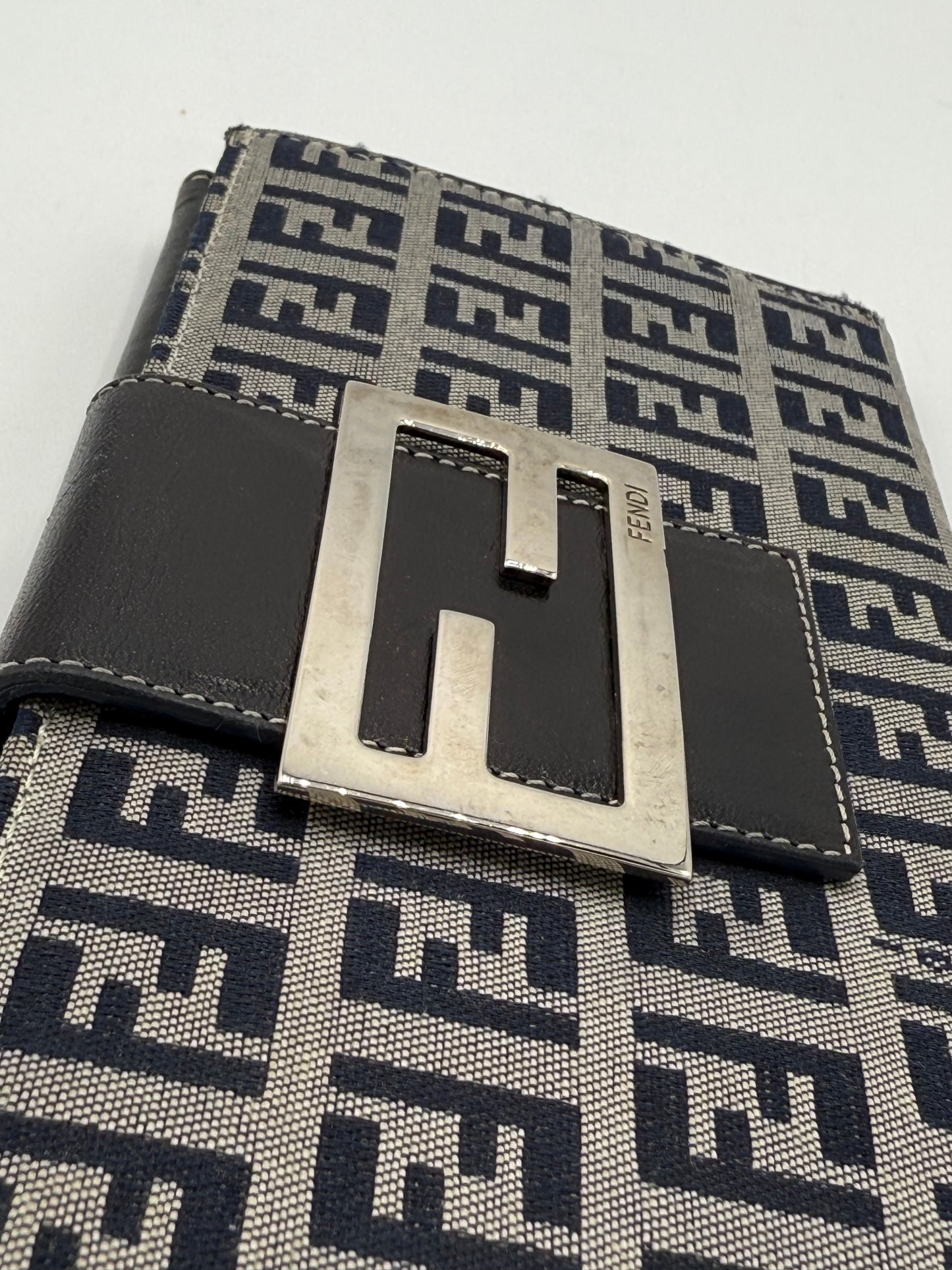 Fendi Zucchino Canvas Long Wallet 1408075