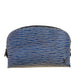 Authentic Louis Vuitton Cosmetic Pouch in Denim Epi 1413061