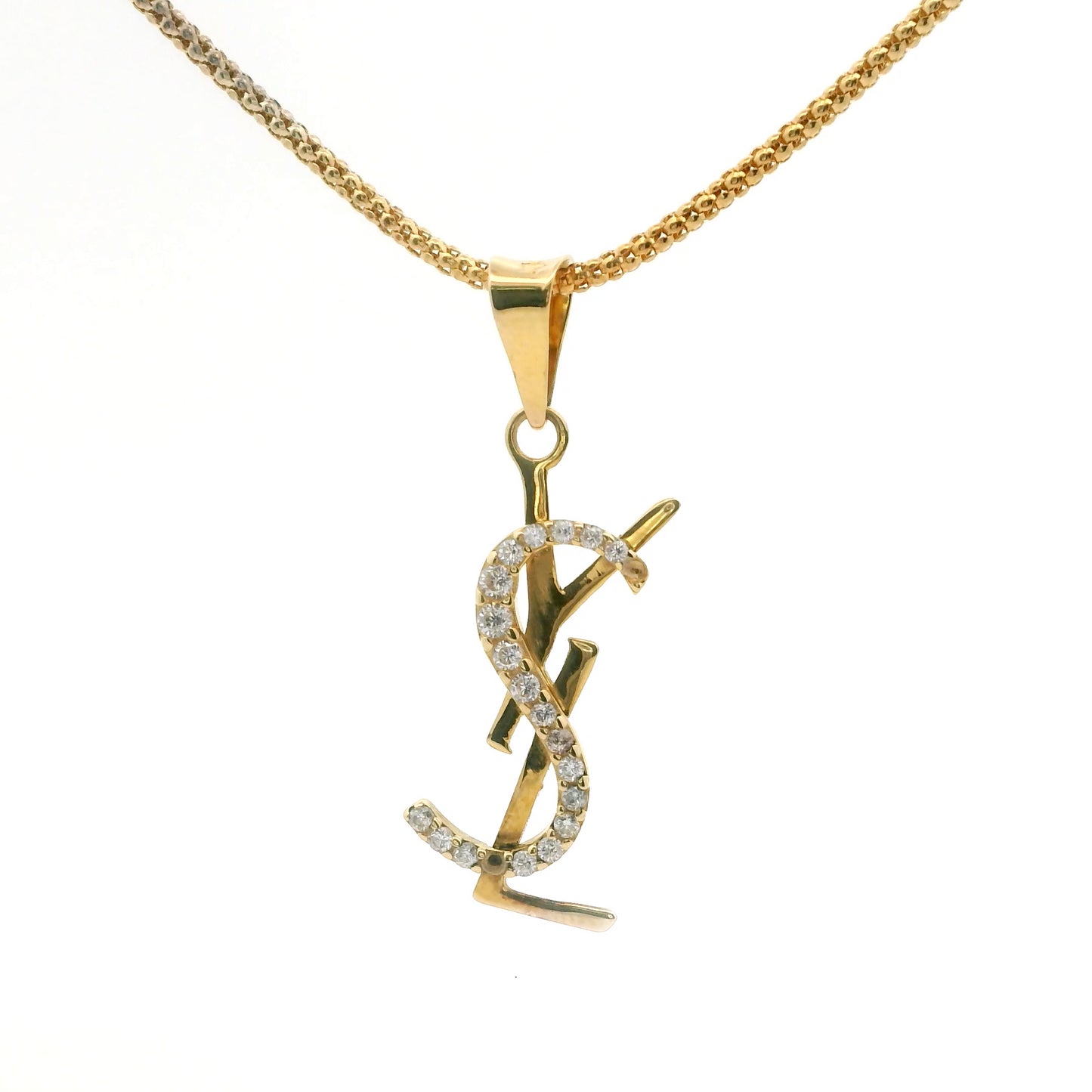 Designer Inspired YSL Necklace with Pendant 0250497-19
