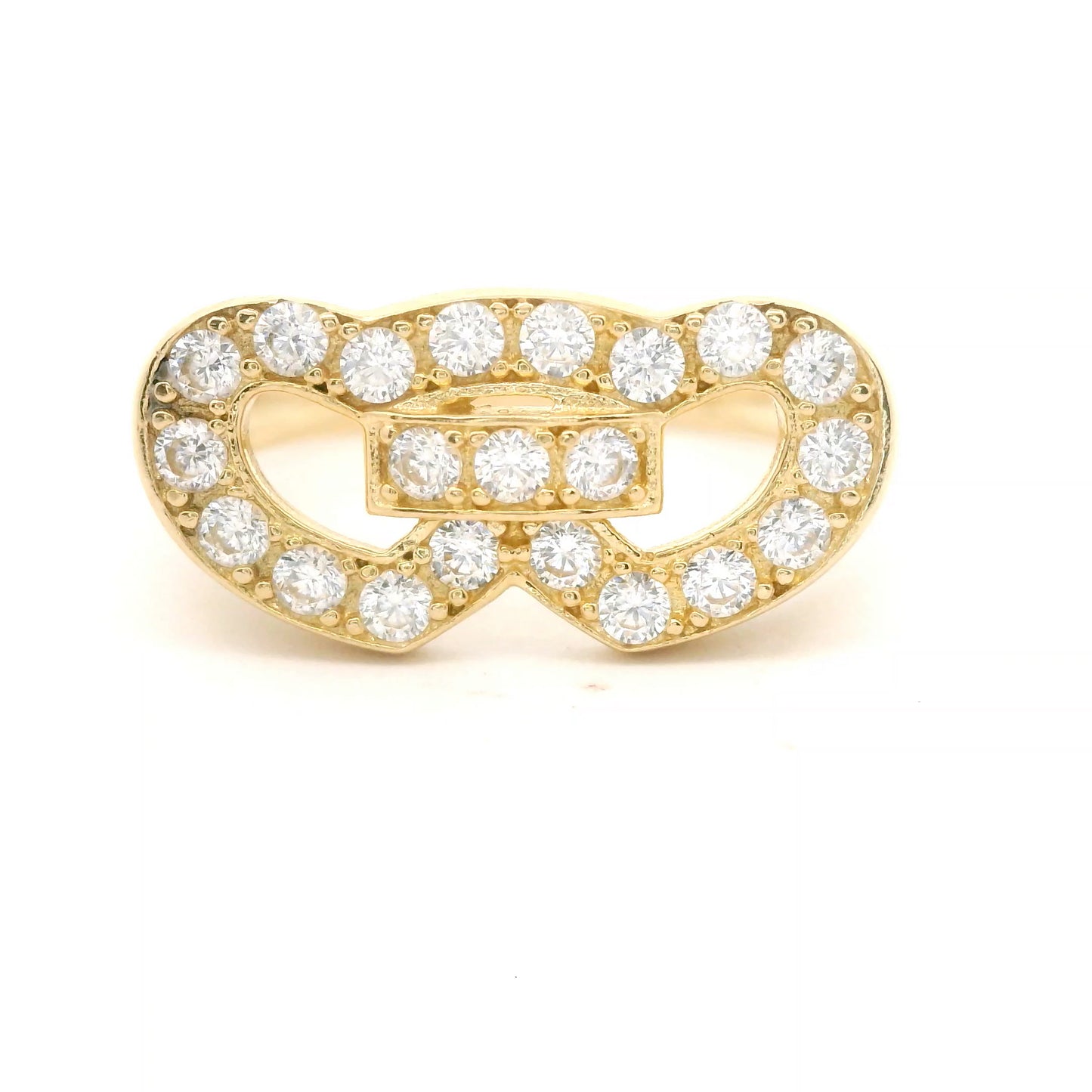 Hearts Connected Ring Size 7 0250860