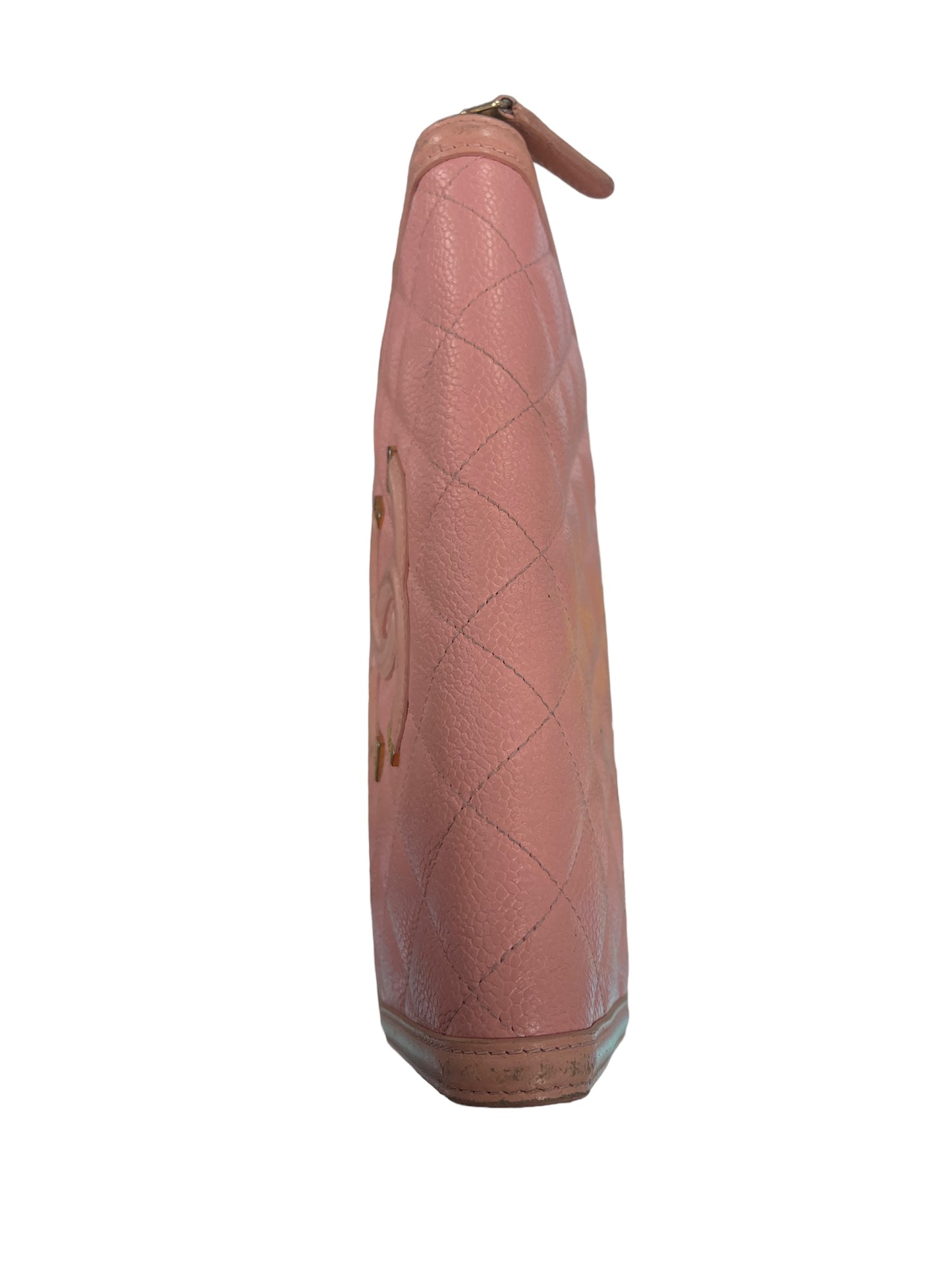 Chanel - Long Zip Around Wallet in Pink 1403980