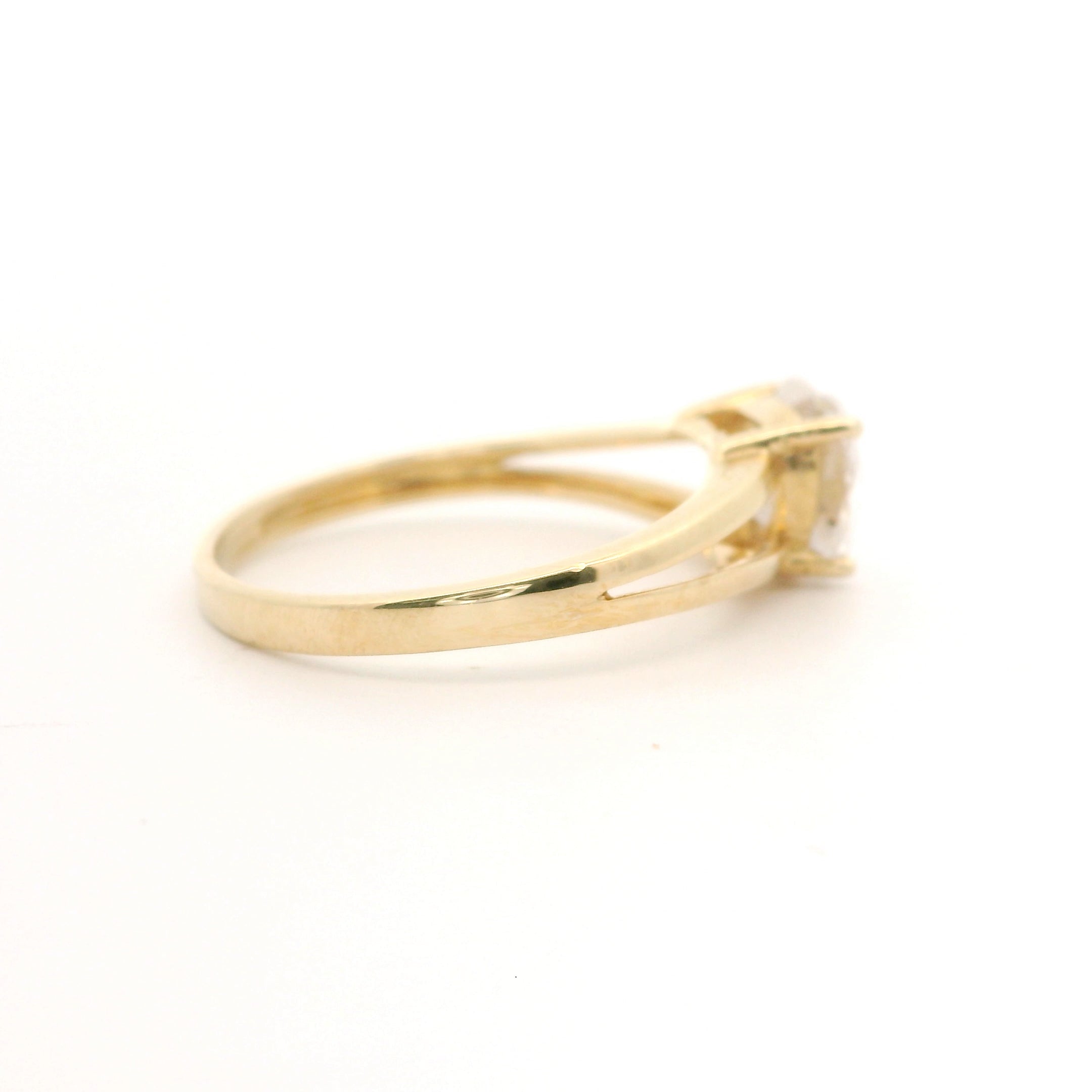 Clear Heart Ring Size 6.5 0529122
