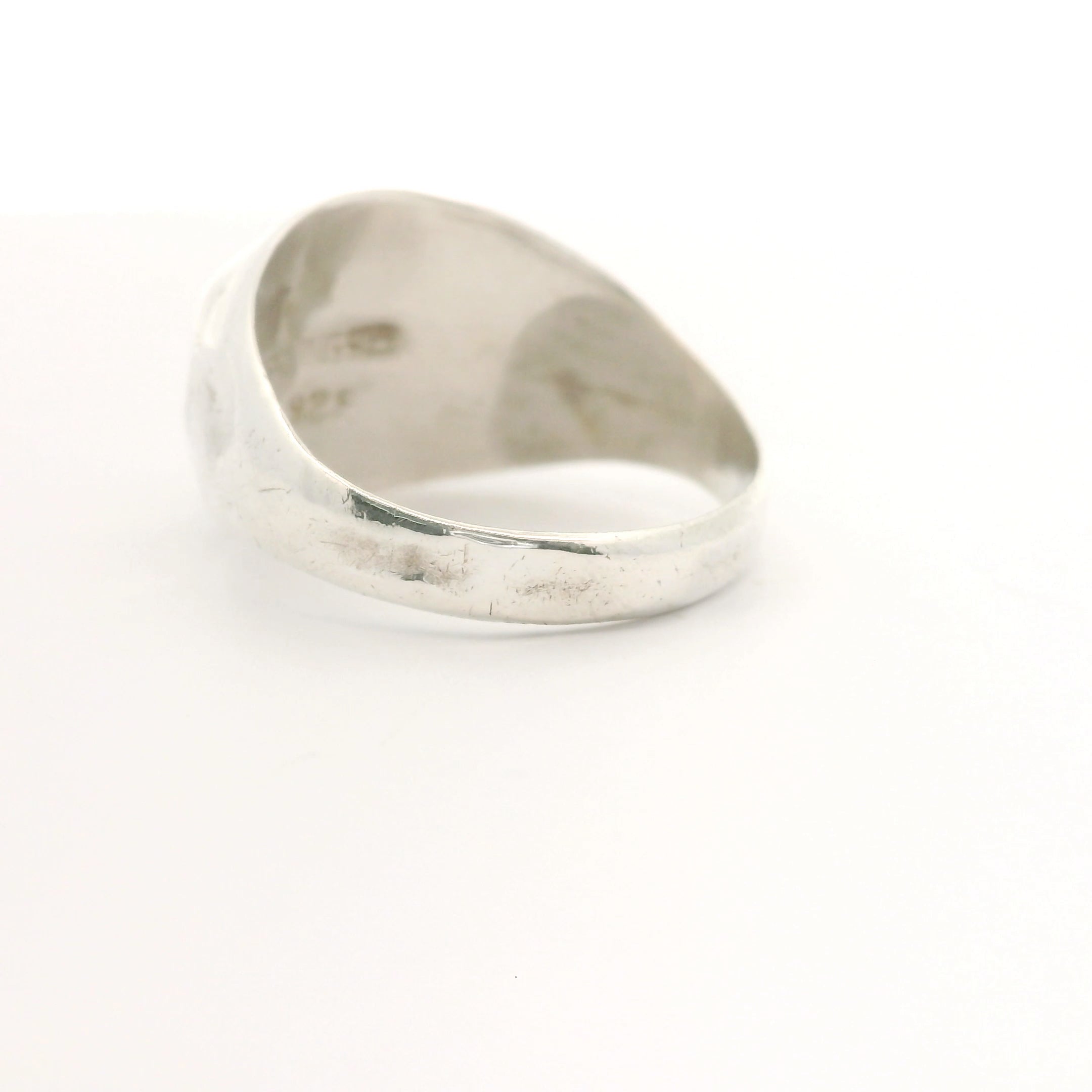 Silver Textured Dome Ring Size 8 0630498-5