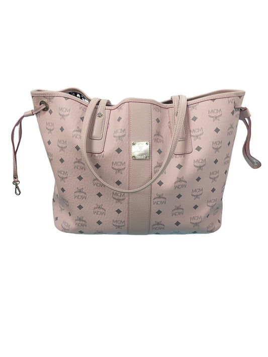 MCM - Shopper Tote in Powder Pink with Pouch 1404363