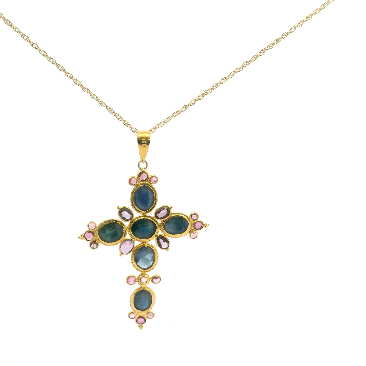 My Spring Garden Cross Necklace 0831555