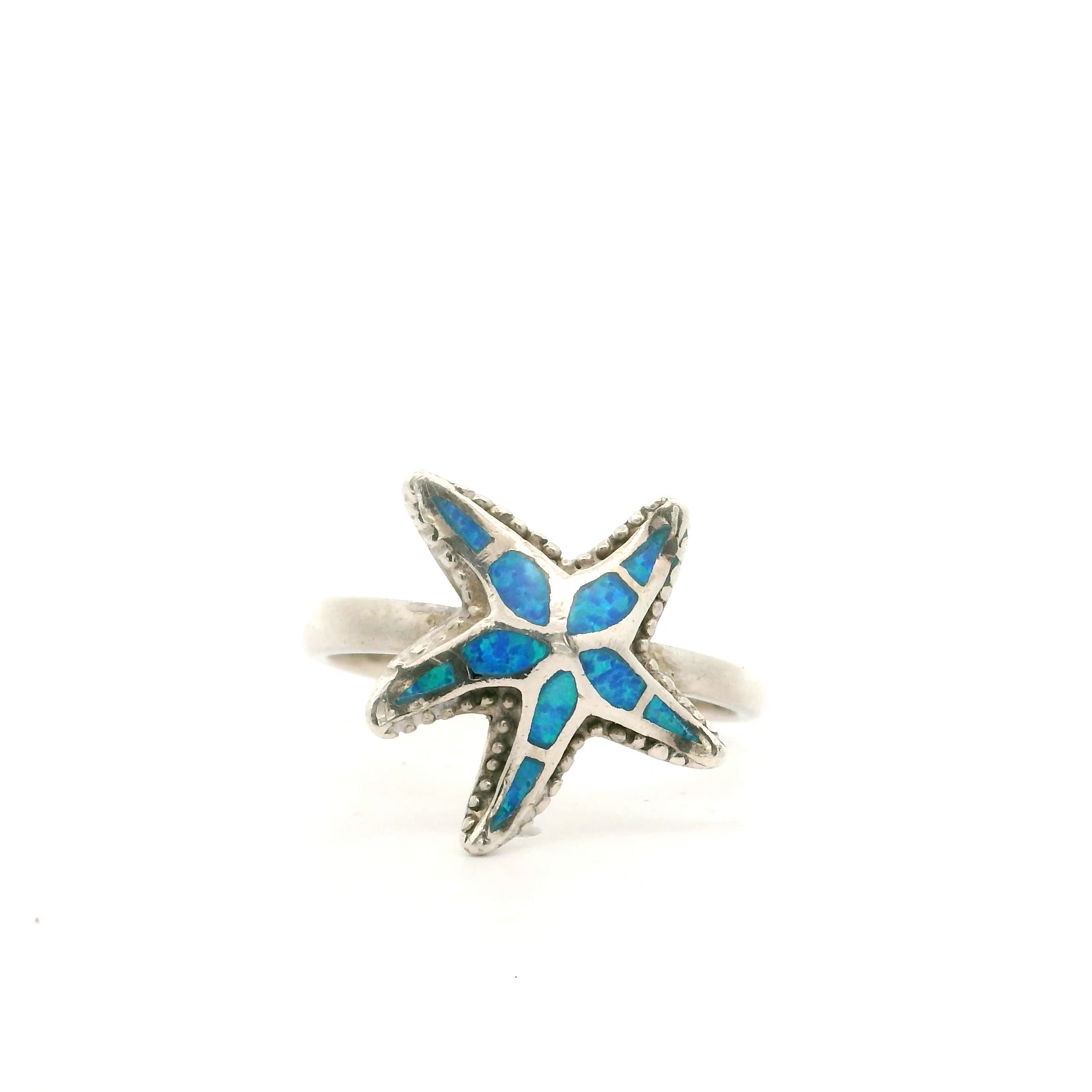 Starfish Turquoise Ring Size 8 0831779