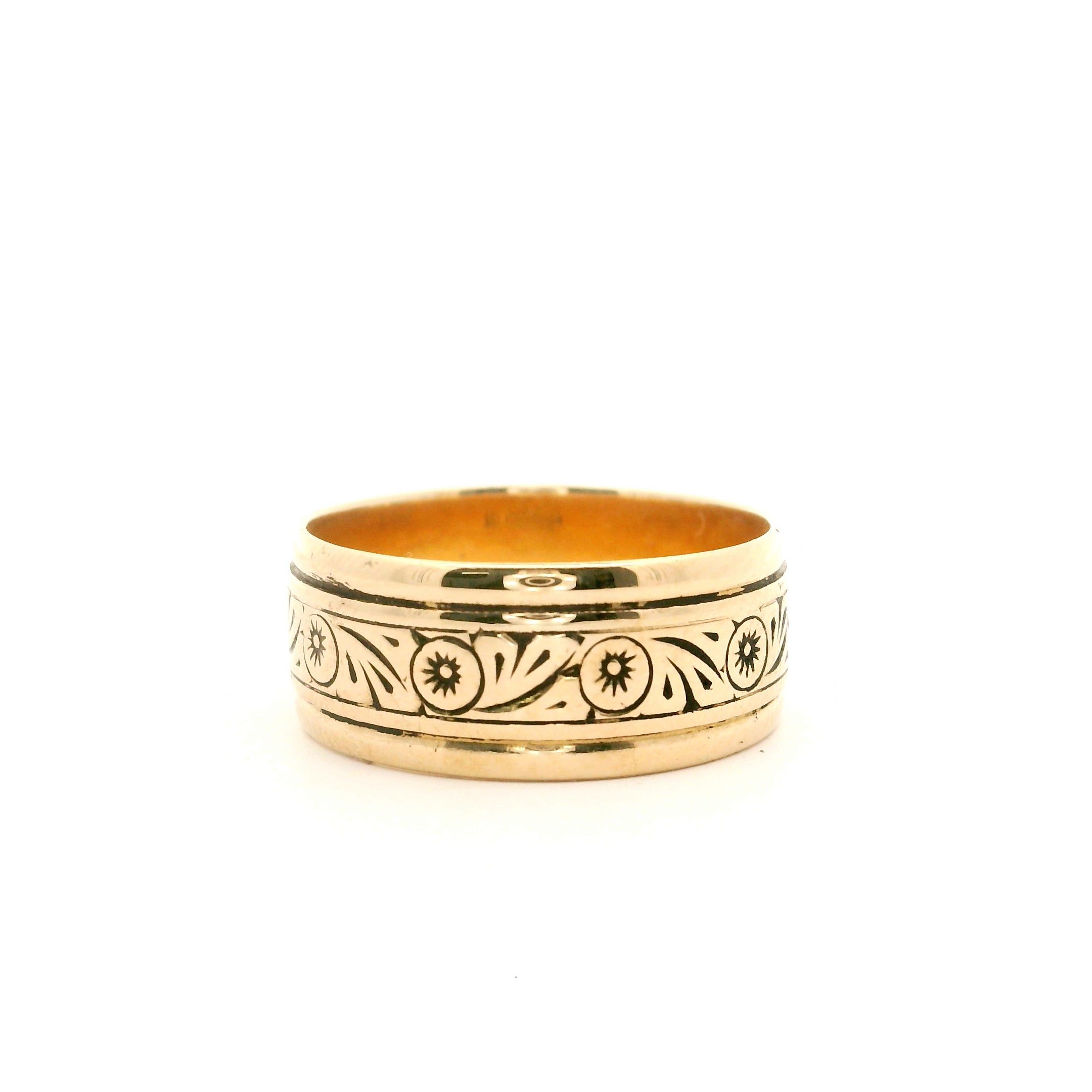 Floral Cigar Band Size 7.5 0832362