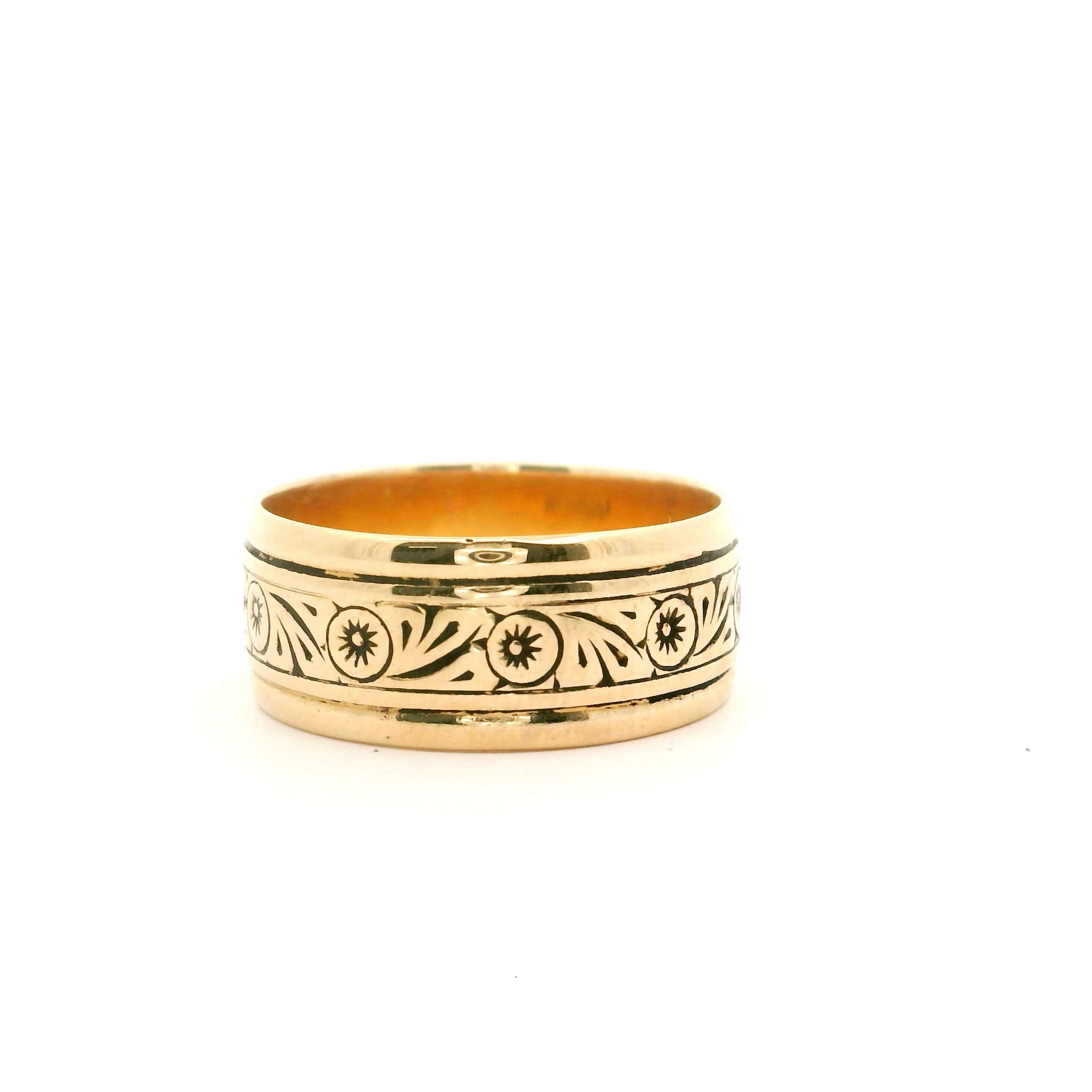 Floral Cigar Band Size 7.5 0832362