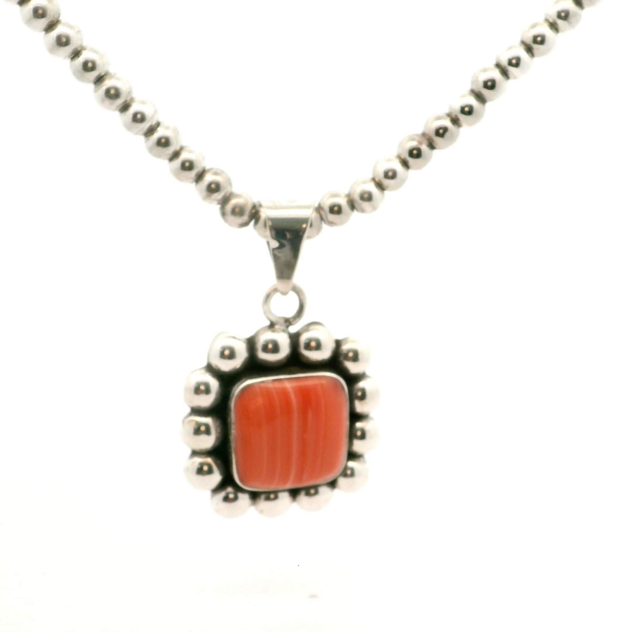 Beaded Pink Sun Necklace 0832608