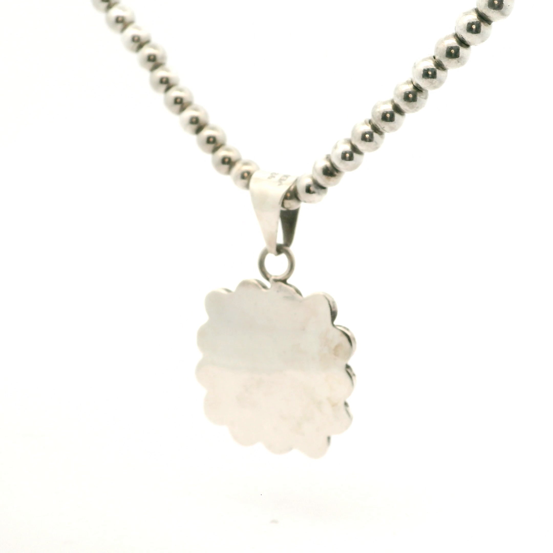 Beaded Pink Sun Necklace 0832608