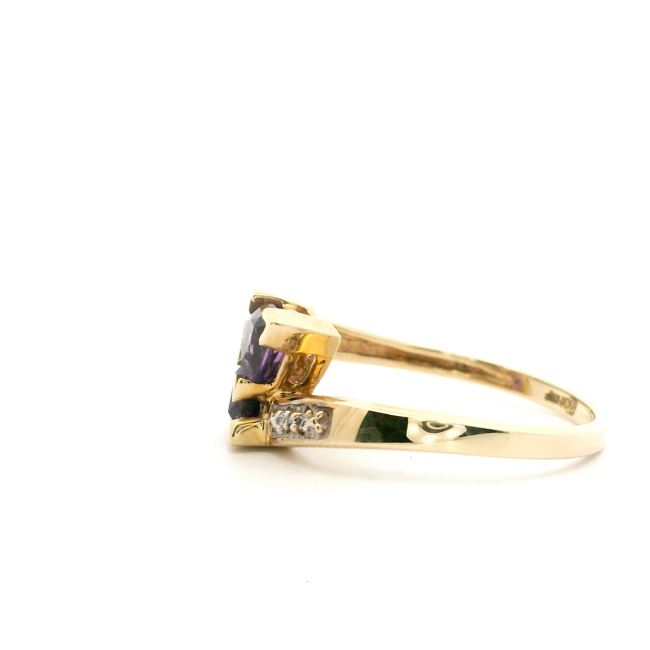 Purple Stardust Ring Size 7 0832984