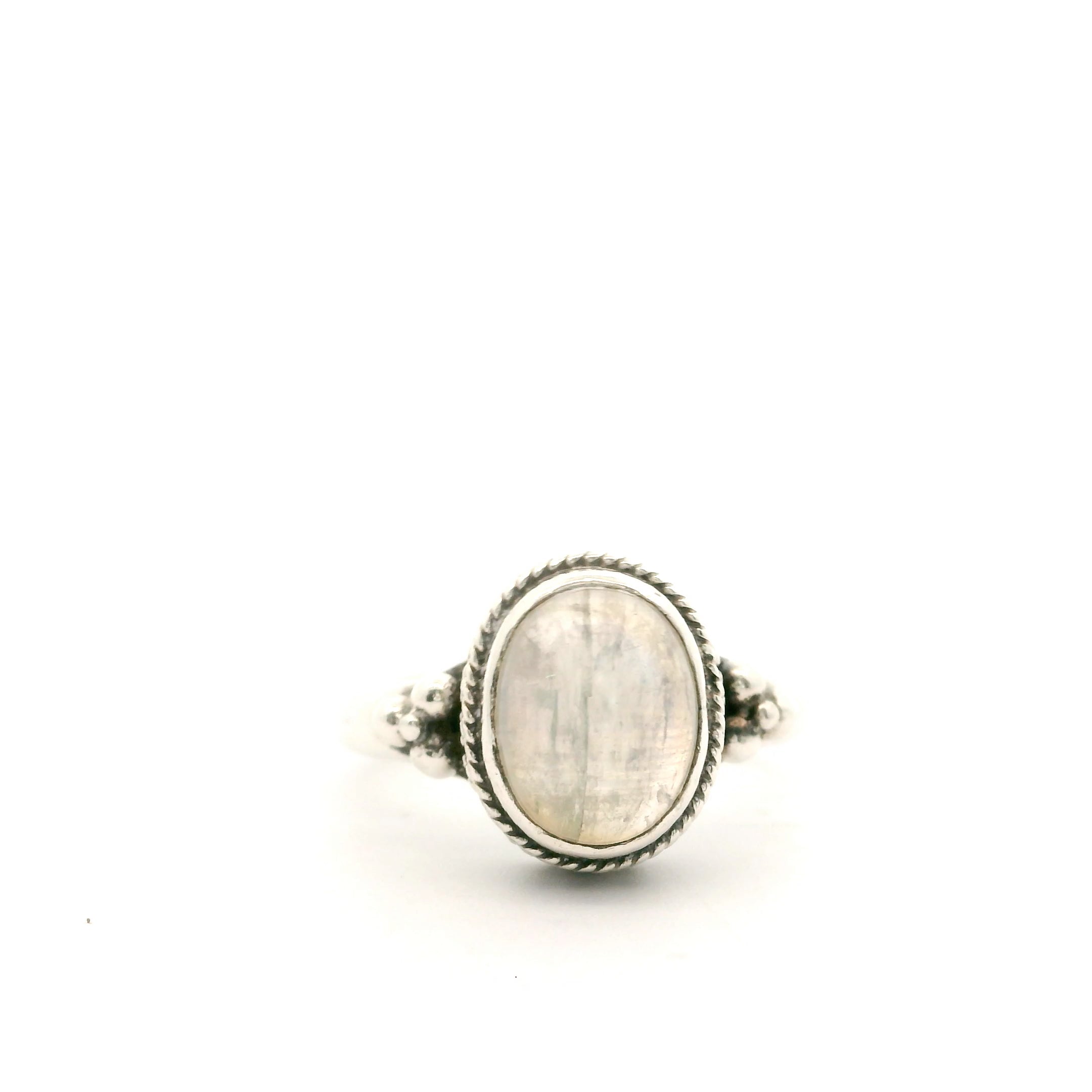 White Seafoam Ring Size 6 0833344