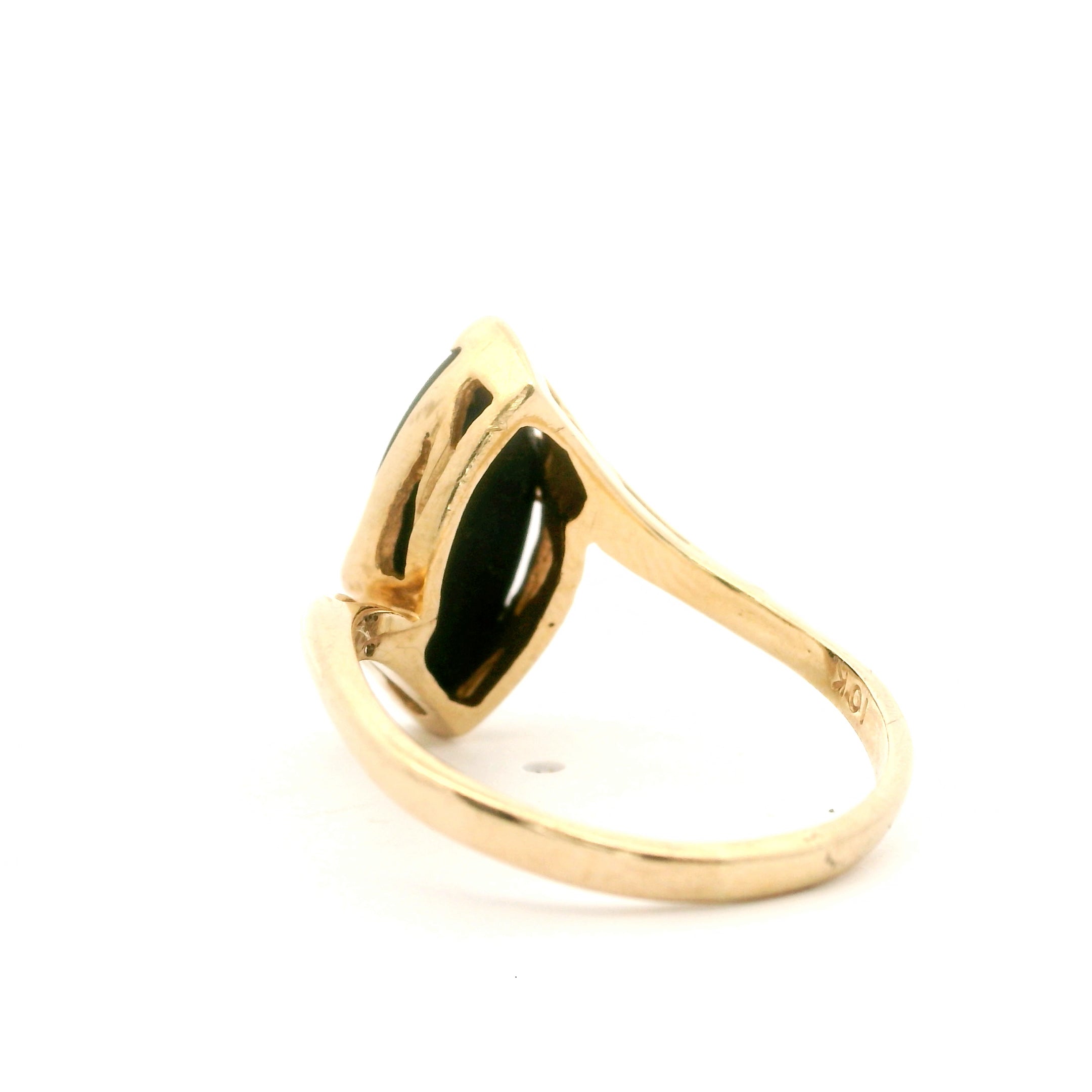 Black Vortex Ring Size 7 0833642