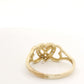 Triple Heart Ring Size 7 0936334-17