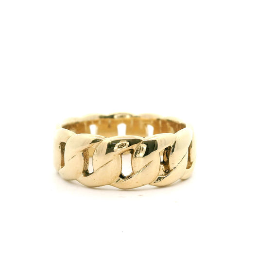 Cuban Link Ring Size 9 0940839