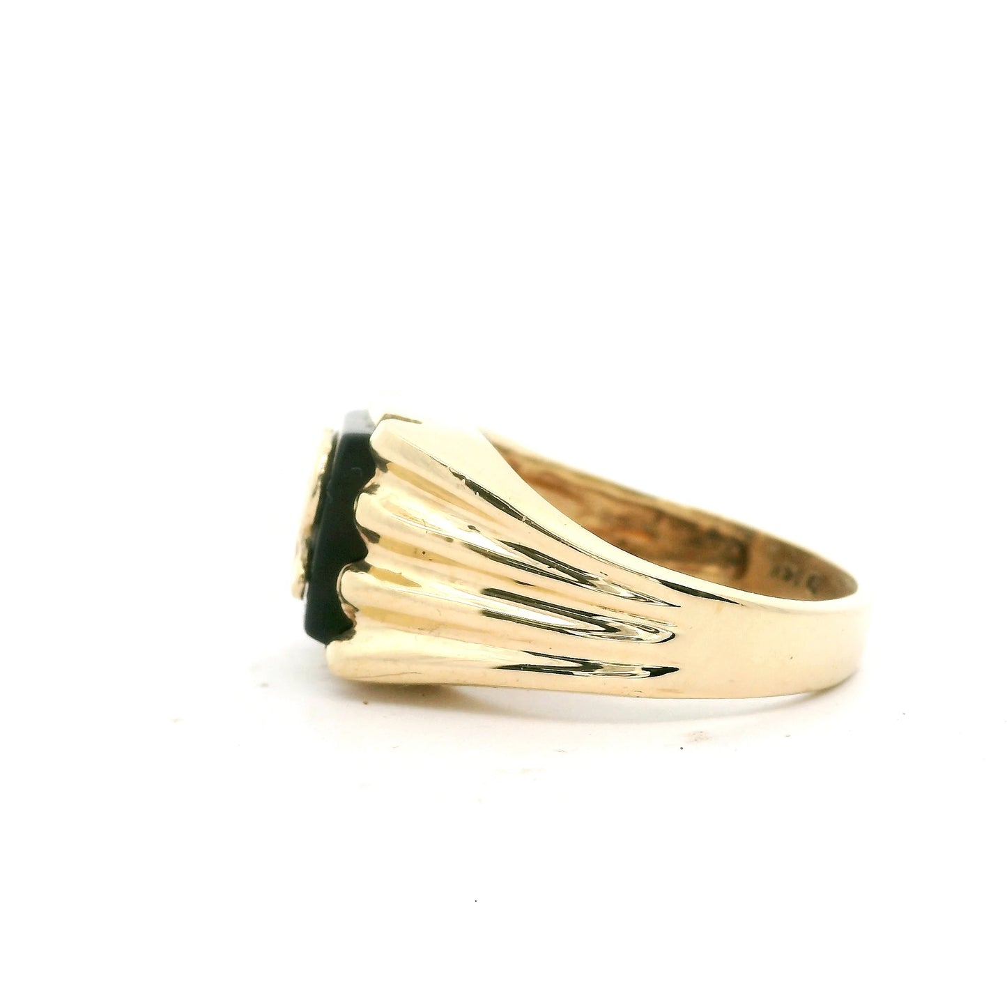 R Signet Ring Size 6.25 0943359