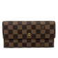 Louis Vuitton Sarah Damier Ebene Wallet #1316061