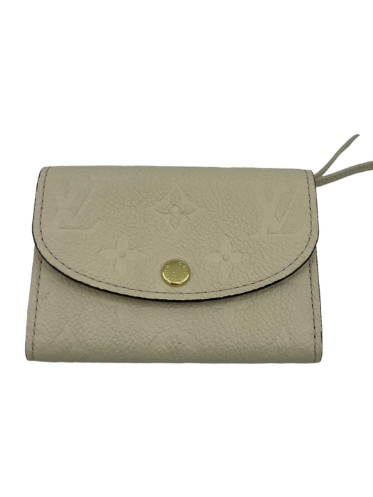 Louis Vuitton - Rosalie Coin Purse in Cream Empreinte 0453241