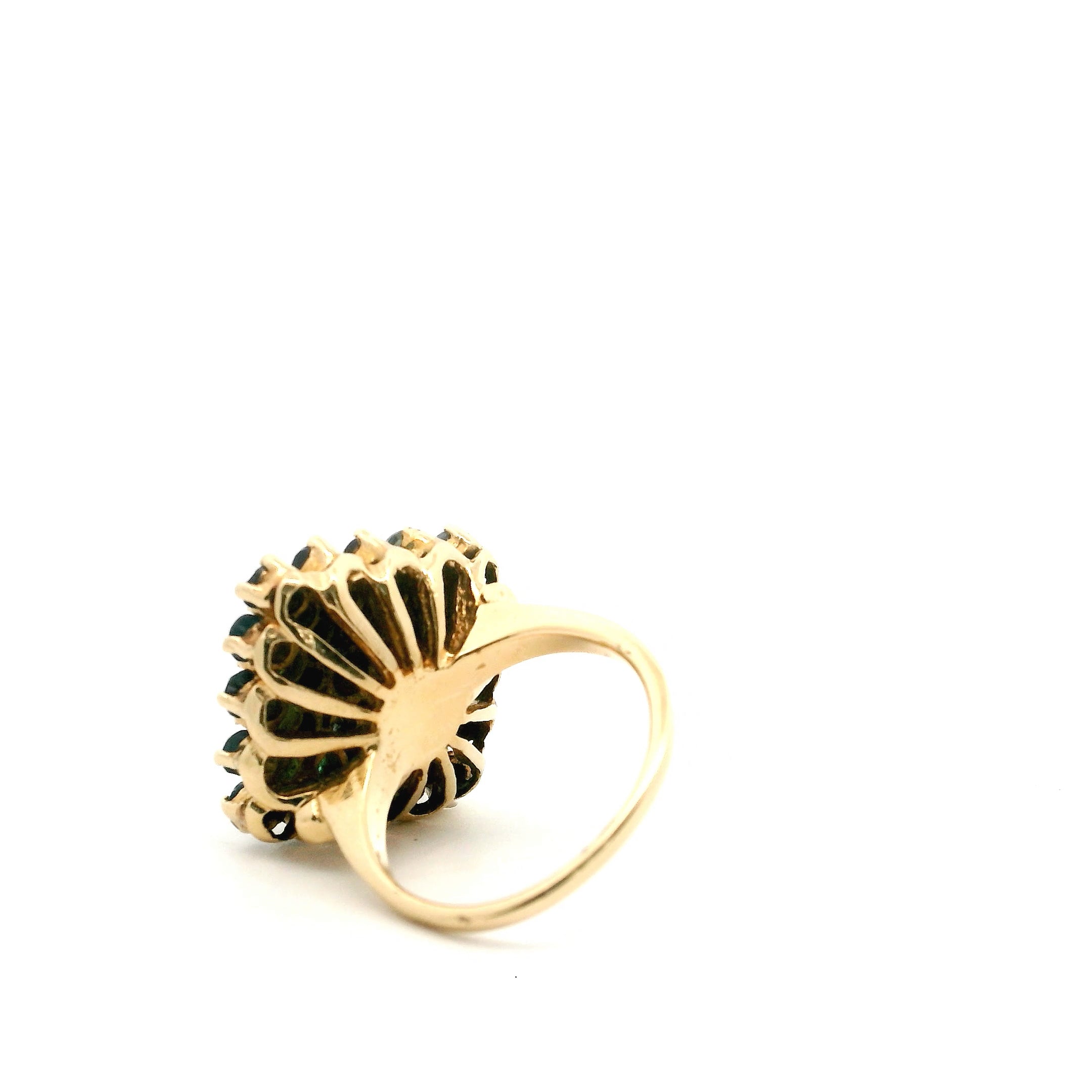 Blue & Green Cocktail Ring Size 5 1013602-18