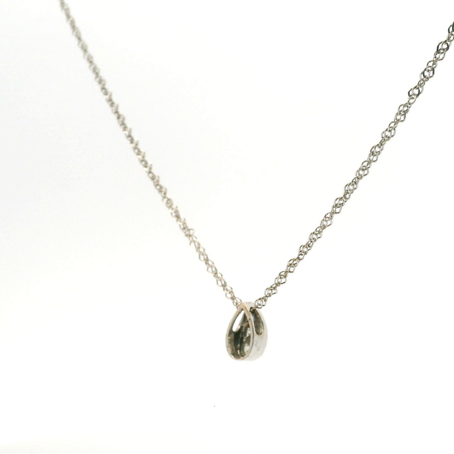 Diamond Tear Necklace 1024304-19