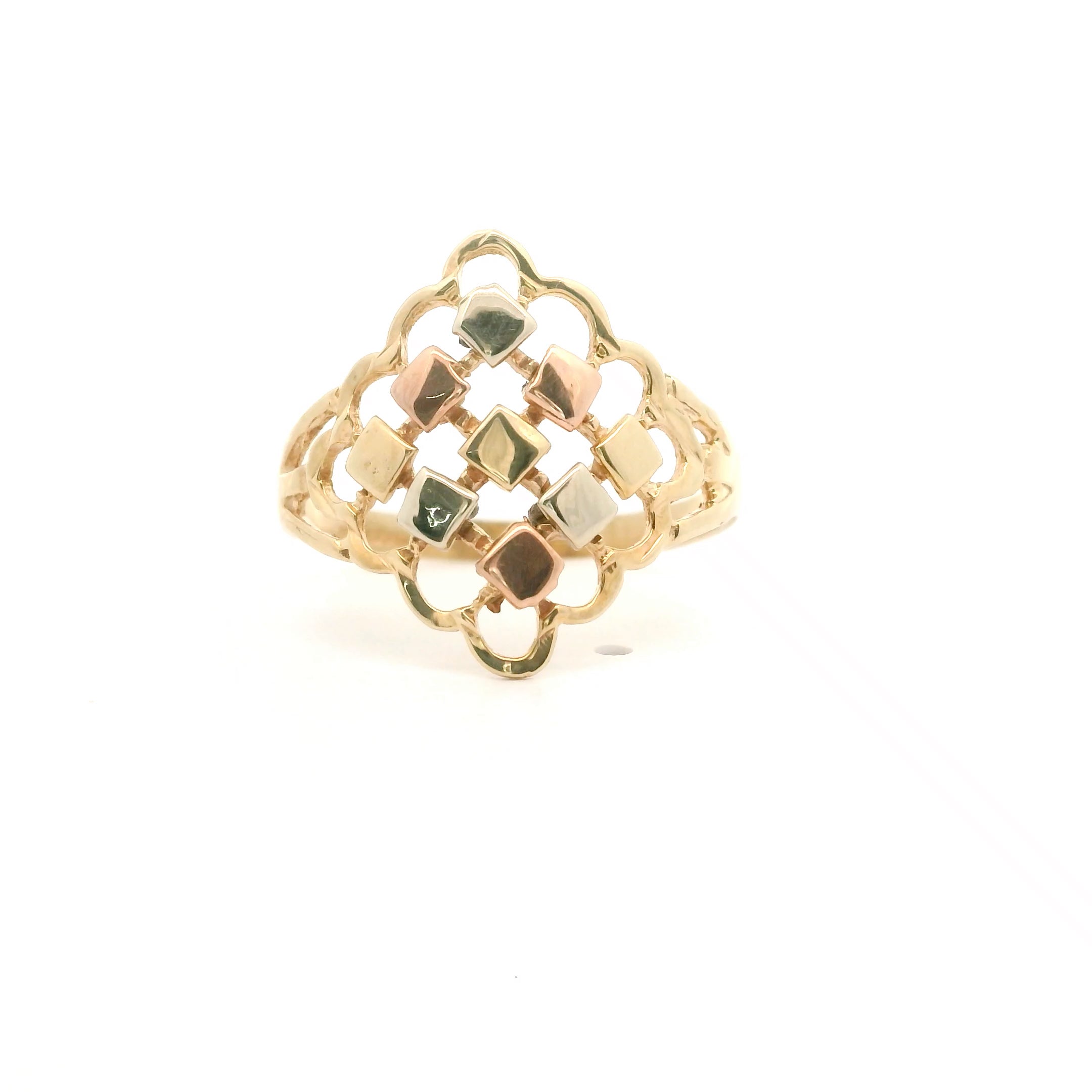 Golden Net Ring Size 8 1025437