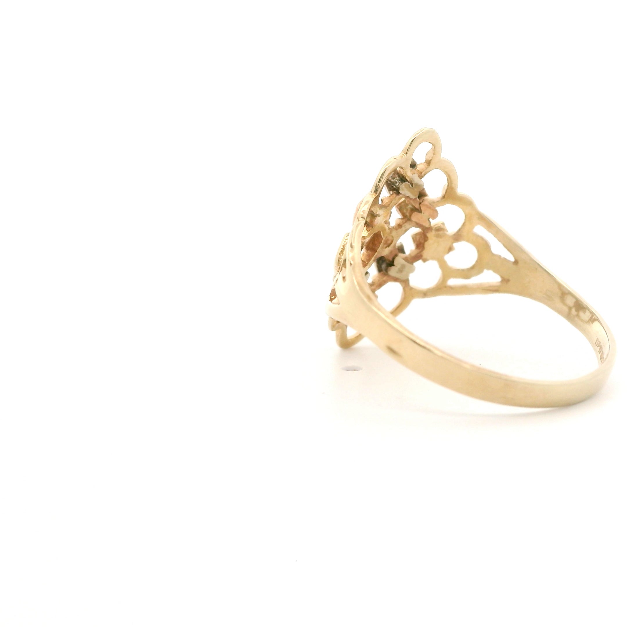 Golden Net Ring Size 8 1025437