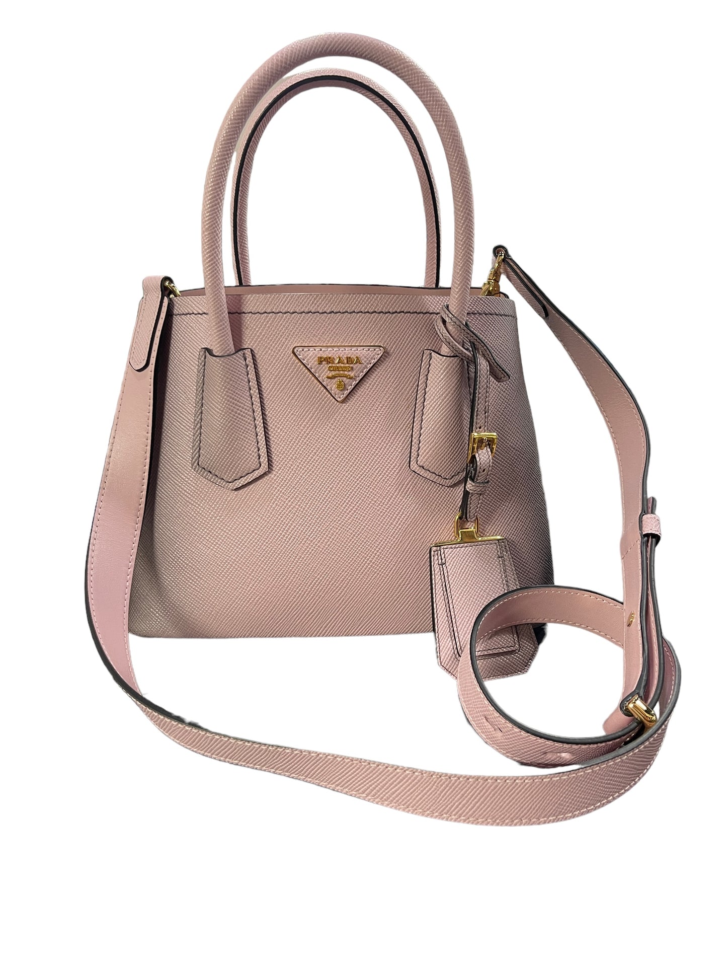 Prada - Mini Double Bag in Pink Ombre 0453643