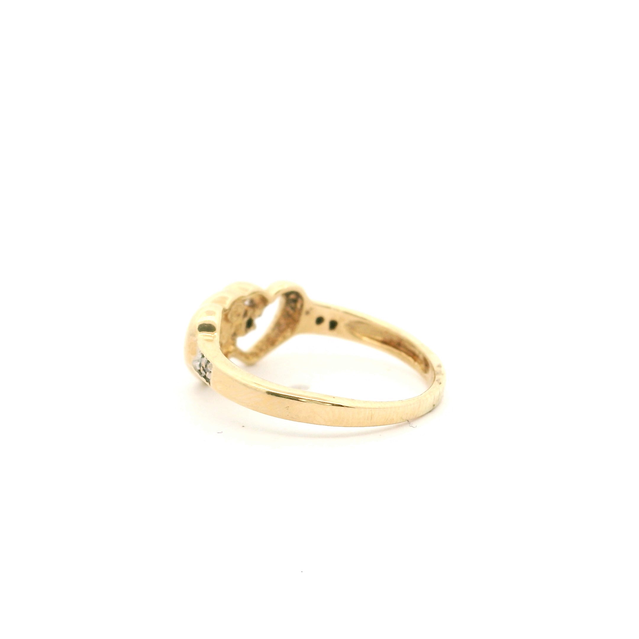 Dainty Double Heart Baby Ring Size 3.5 1133773