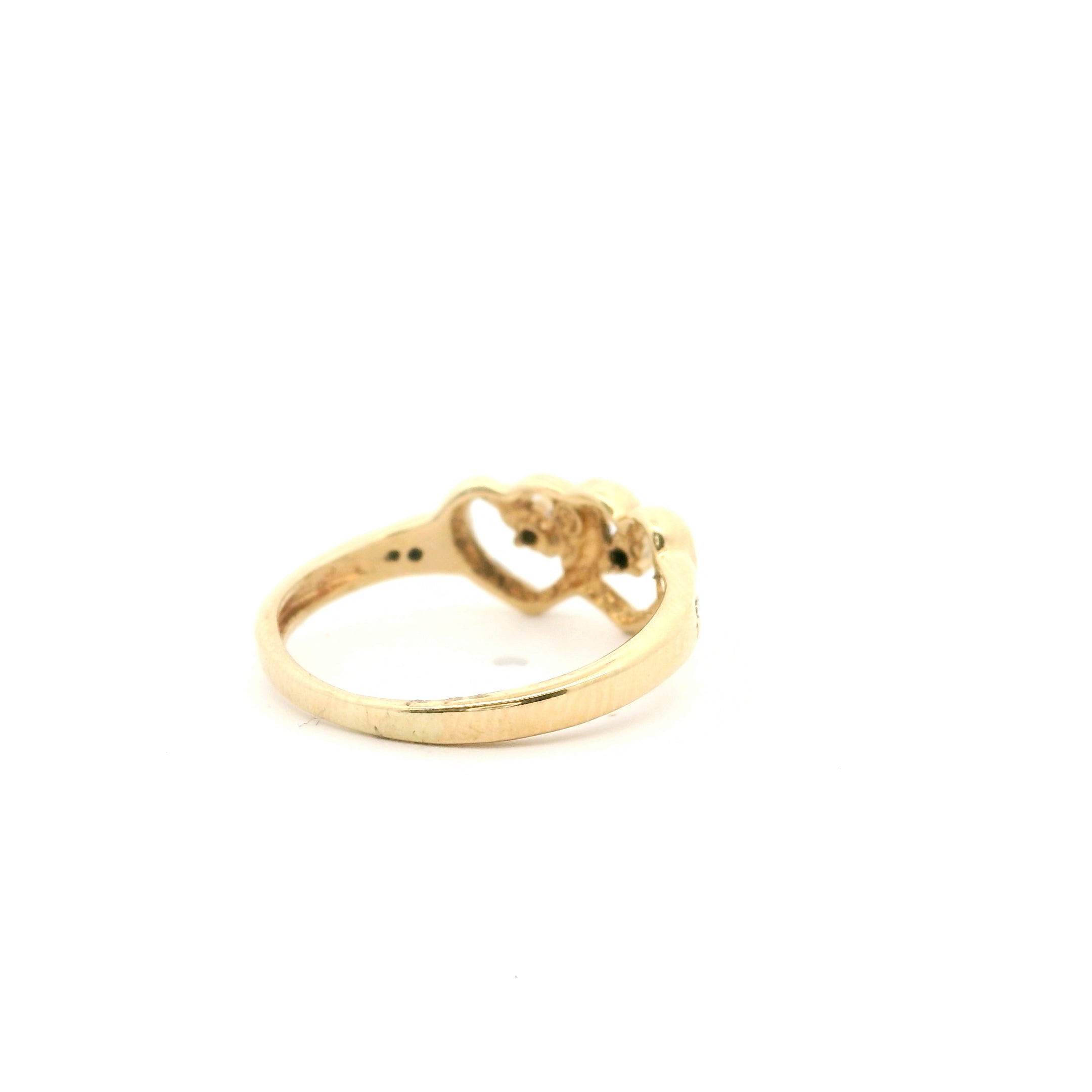Dainty Double Heart Baby Ring Size 3.5 1133773