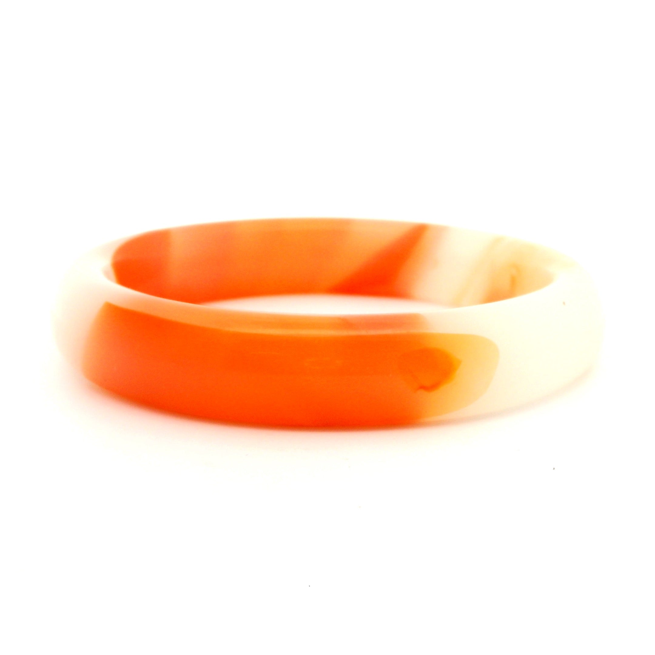 Salmon Jade Bangle 1220396