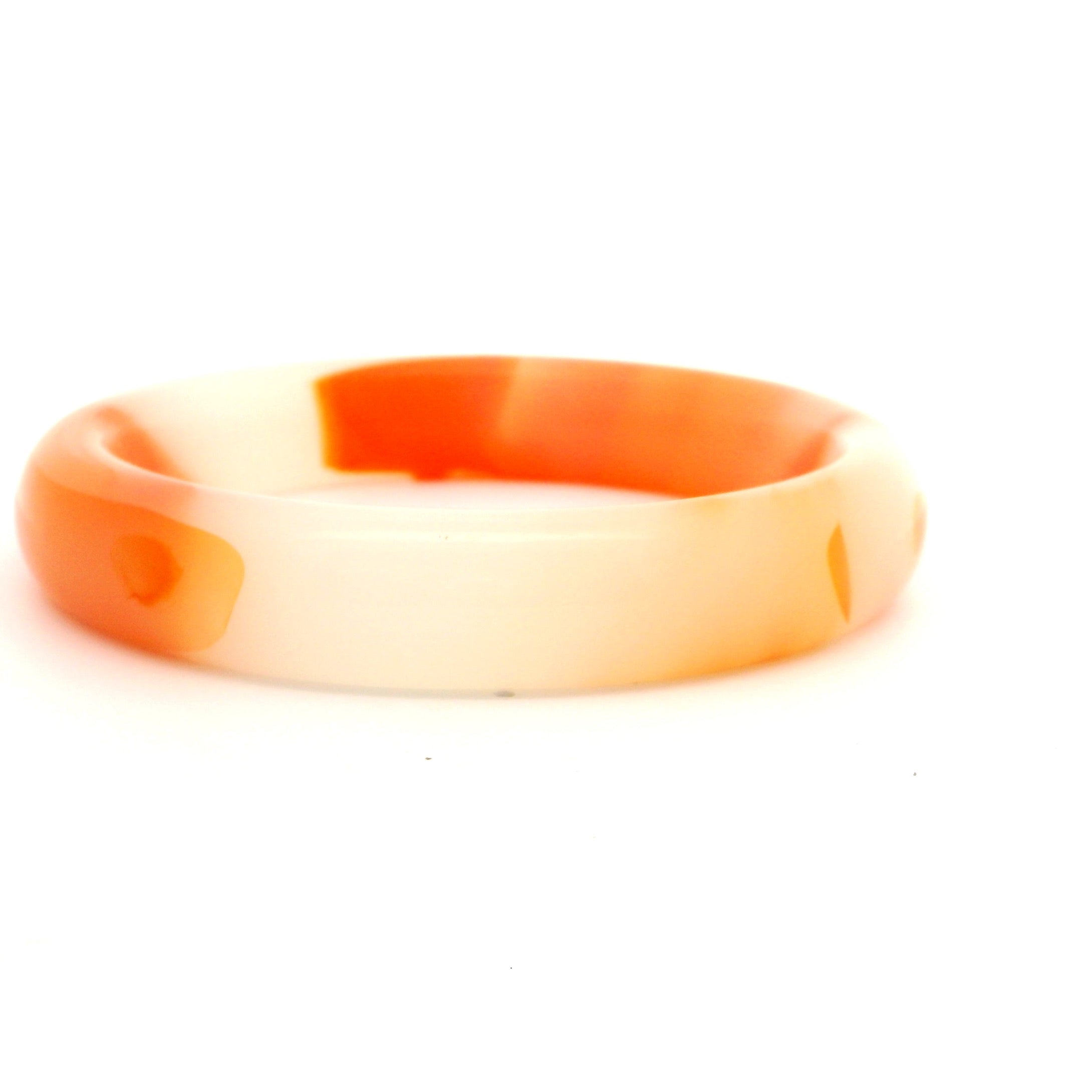 Salmon Jade Bangle 1220396