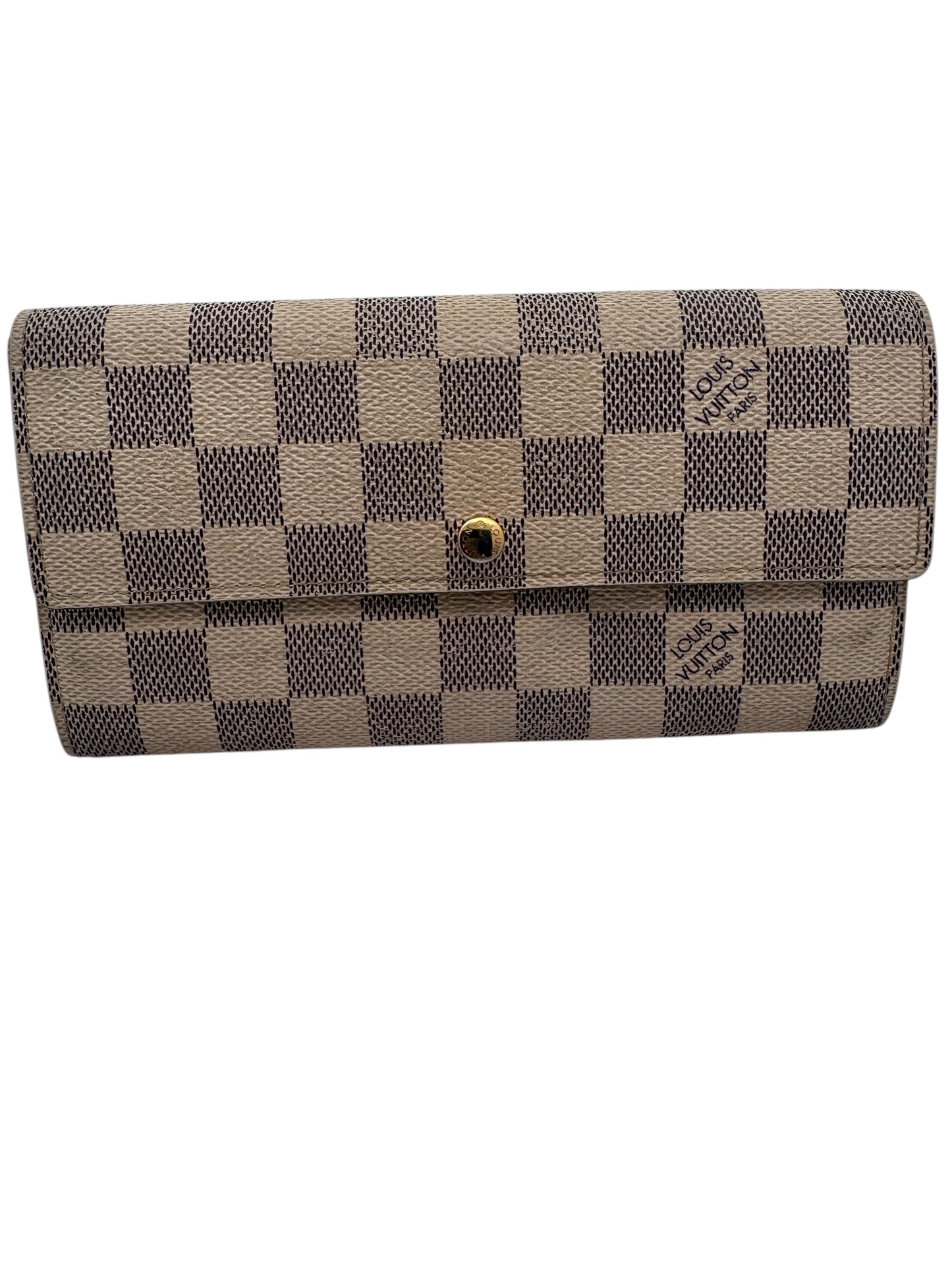 Louis Vuitton Sarah Wallet in Damier Azur (2)