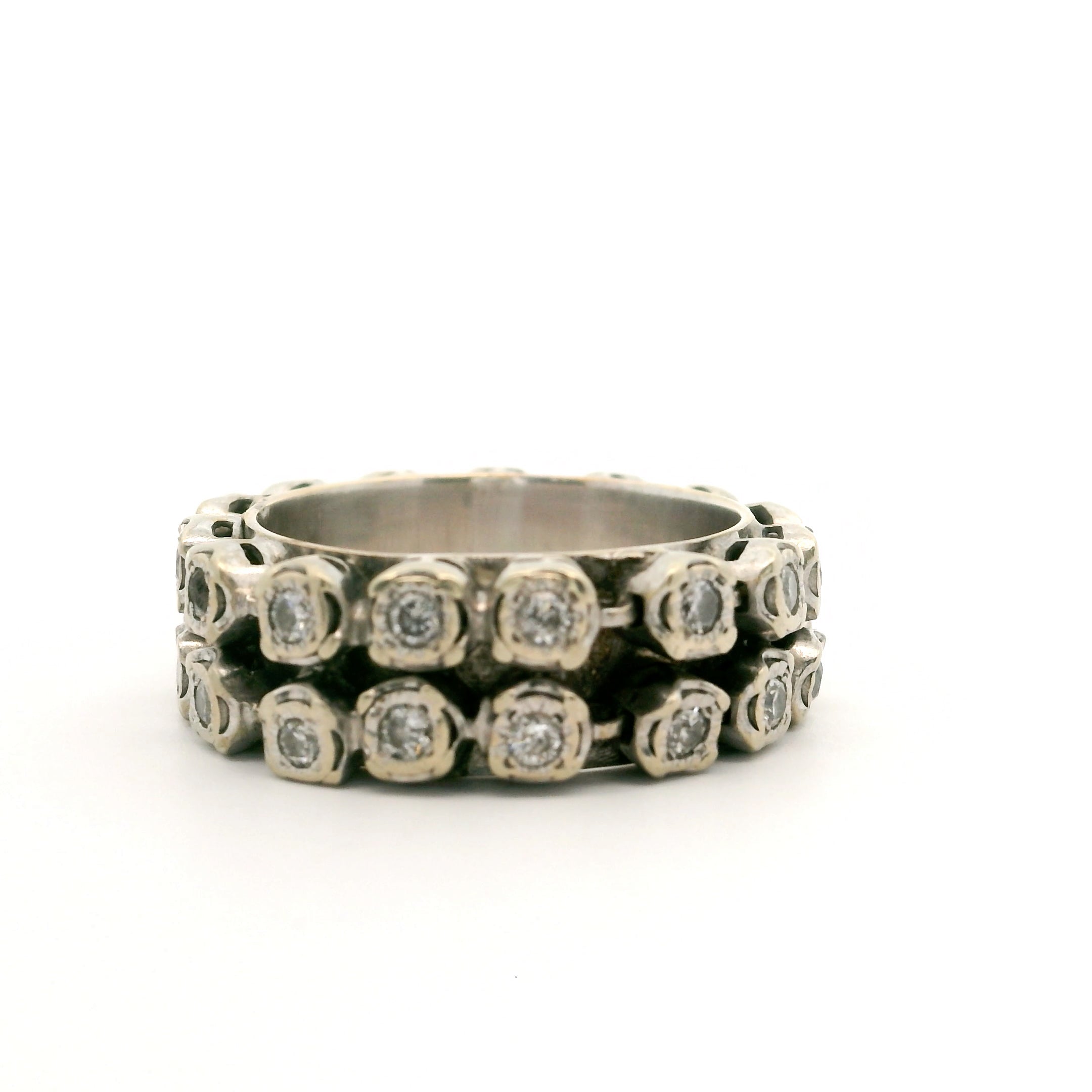 Double Diamond Dignity Ring Size 8.5 1504046