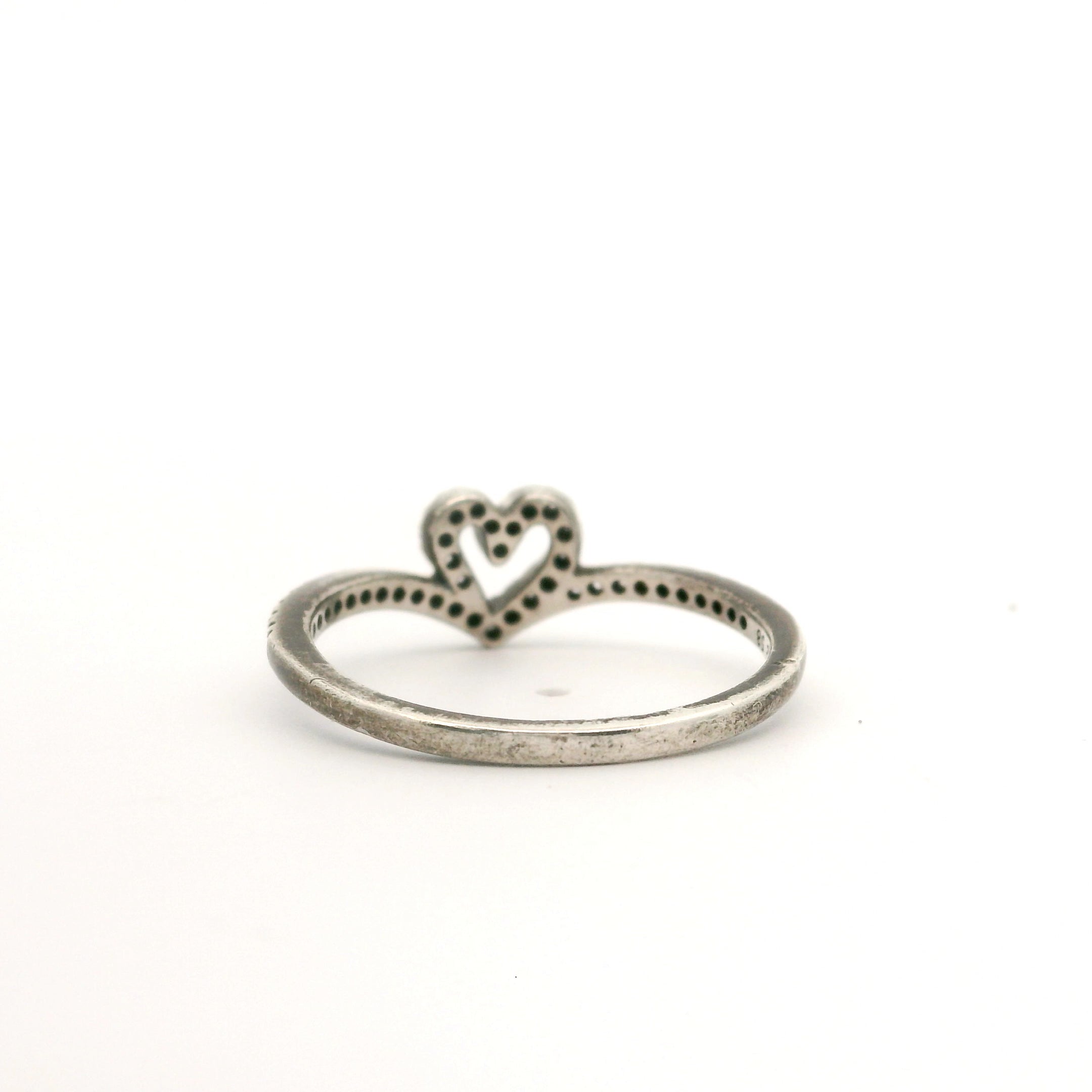 Sparkly Heart Ring Size 8 1504284