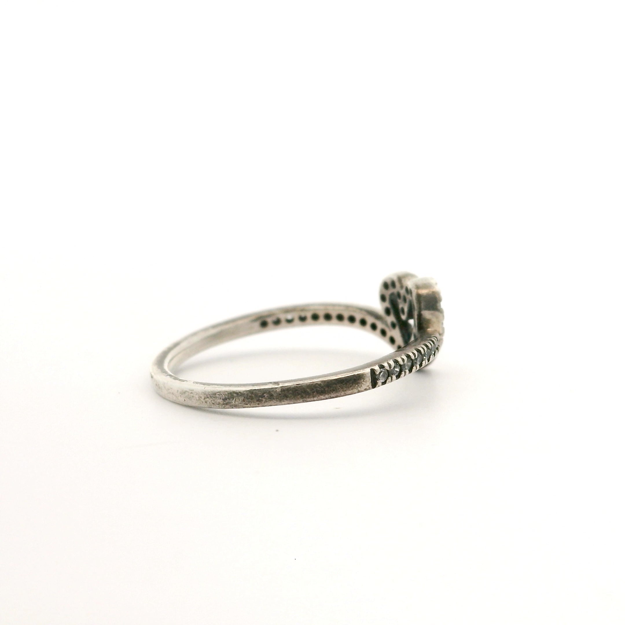 Sparkly Heart Ring Size 8 1504284
