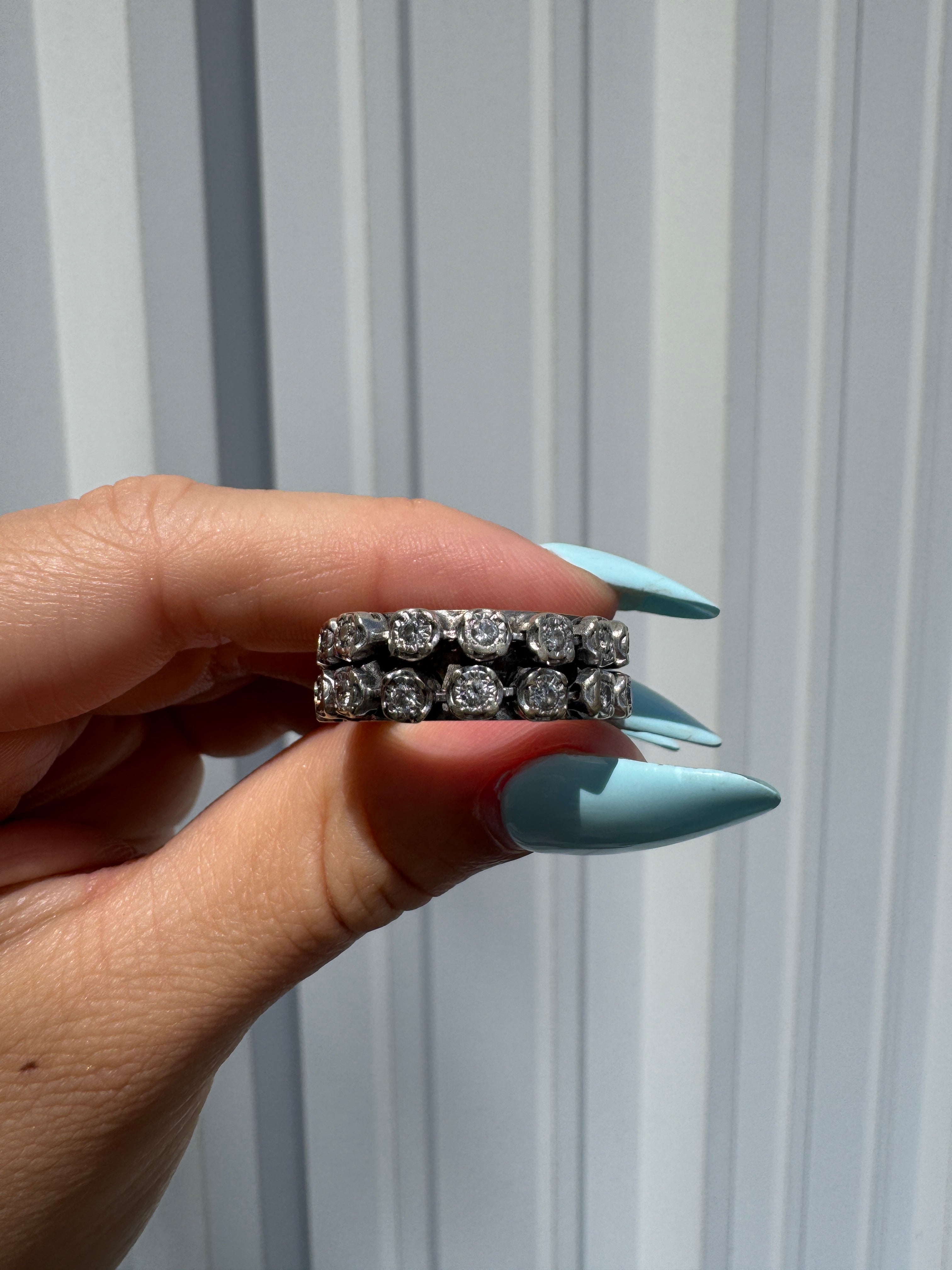 Double Diamond Dignity Ring Size 8.5 1504046