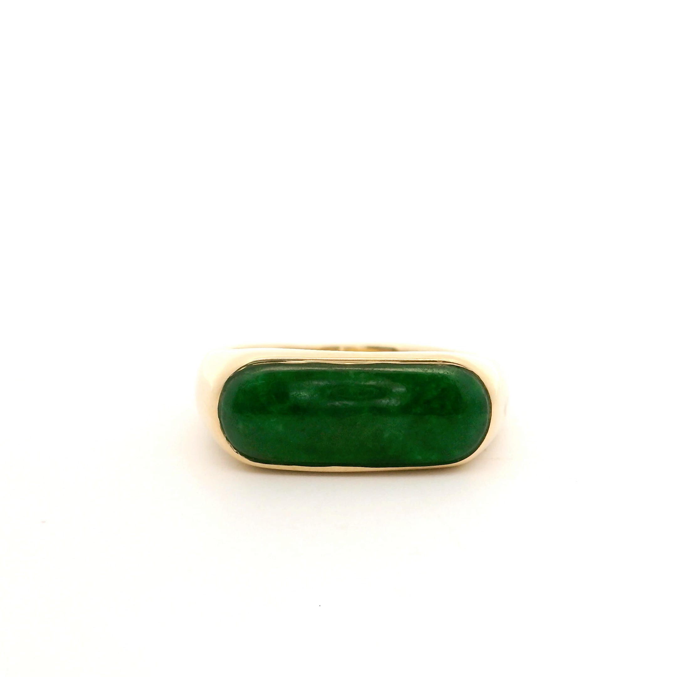 East West Jade Ring Size 7.5 1801029