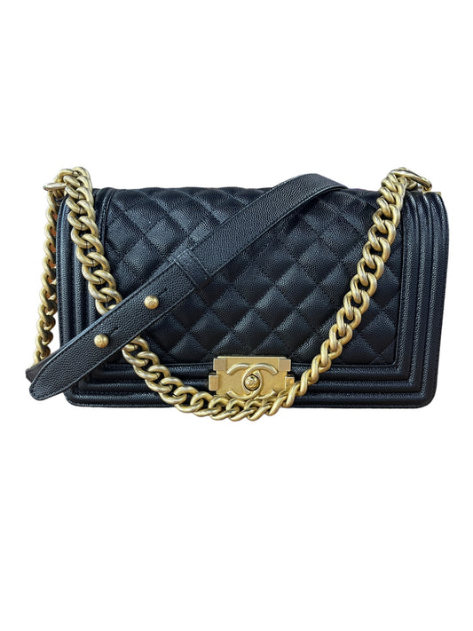 Chanel - Medium Boy Bag in Black 0454139