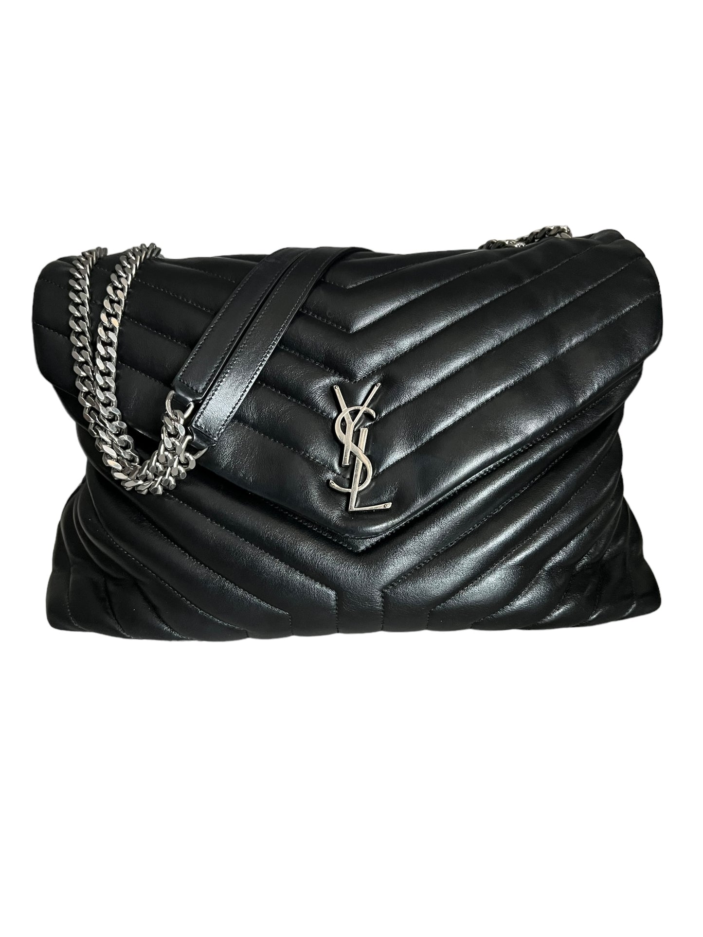 Yves Saint Laurent - LouLou Large in Quilted Black 0371934