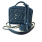 Chanel - Filigree Vanity Case in Black 0453946