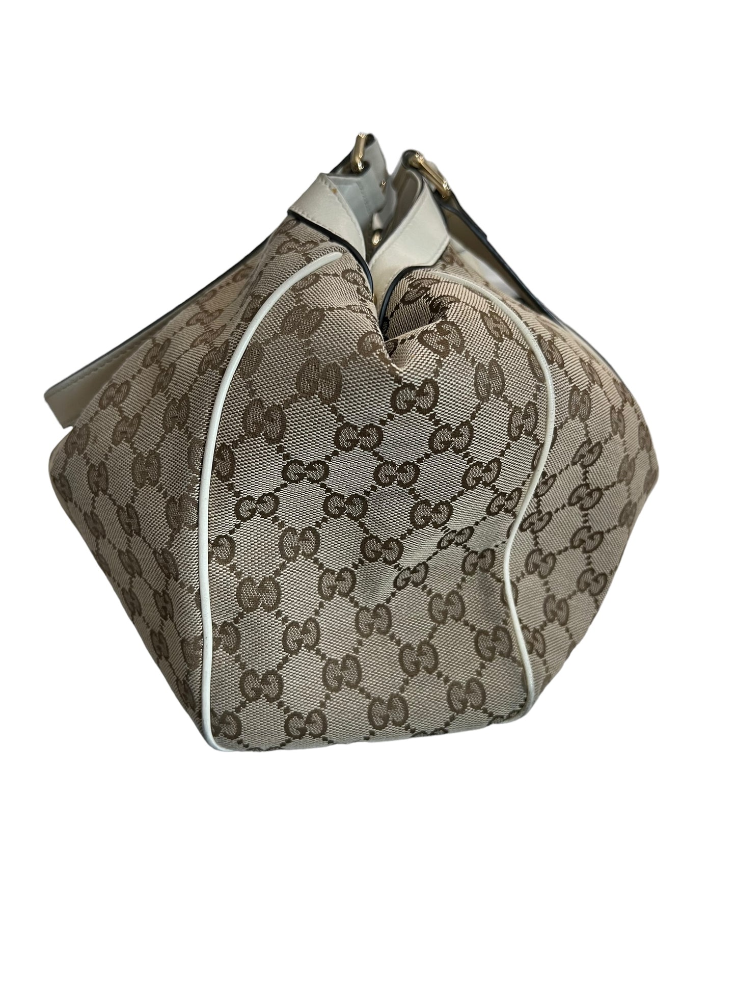 Gucci - Sukey Tote in Tan GG Cloth 0245054